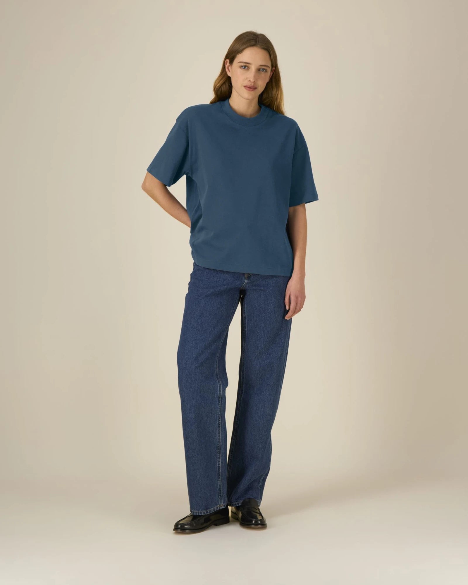 T-shirt coton bio Stanley/Stella Asher à personnaliser - Deep Teal