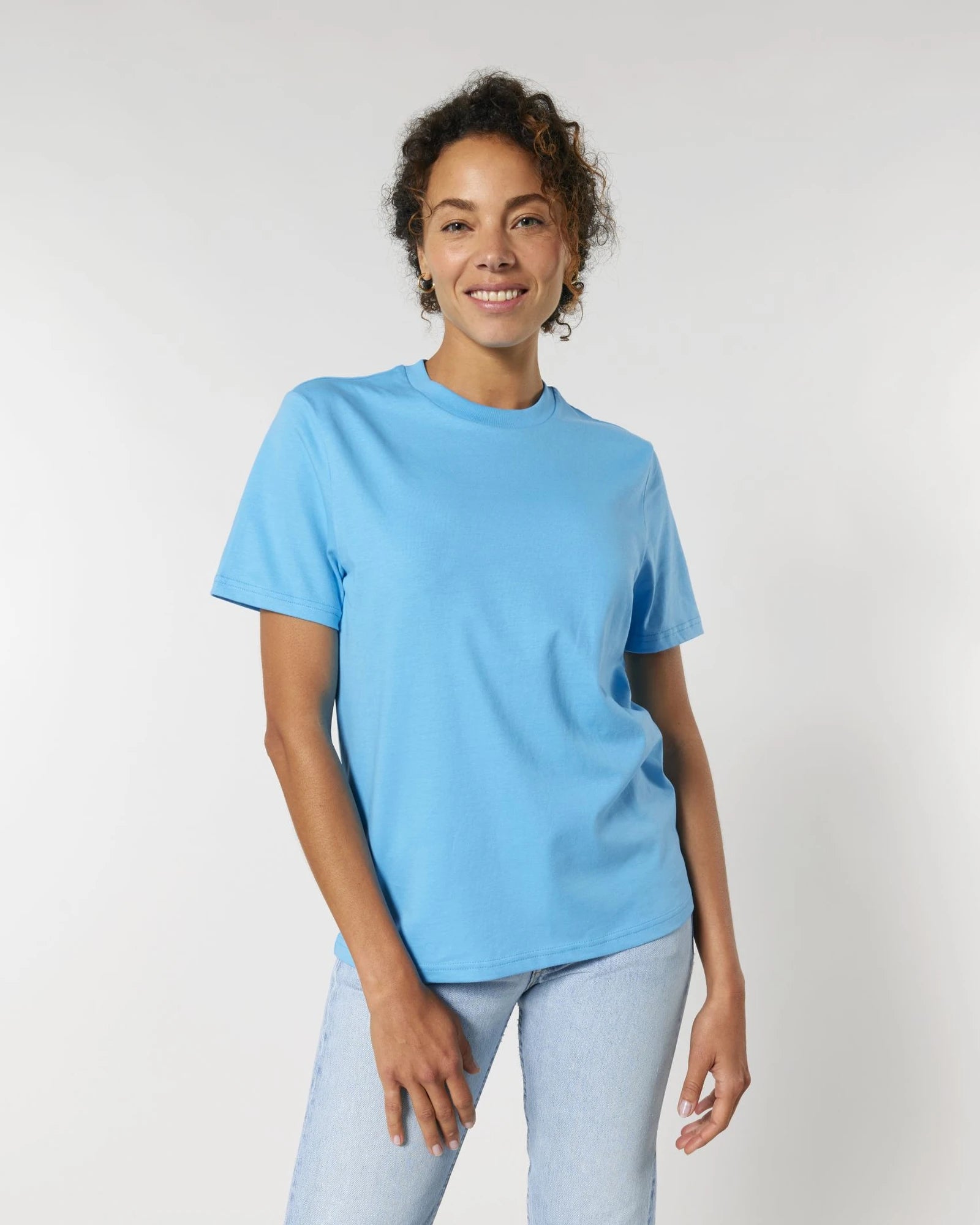 T-shirt coton bio Stanley/Stella Creator 2.0 à personnaliser - Aqua Blue