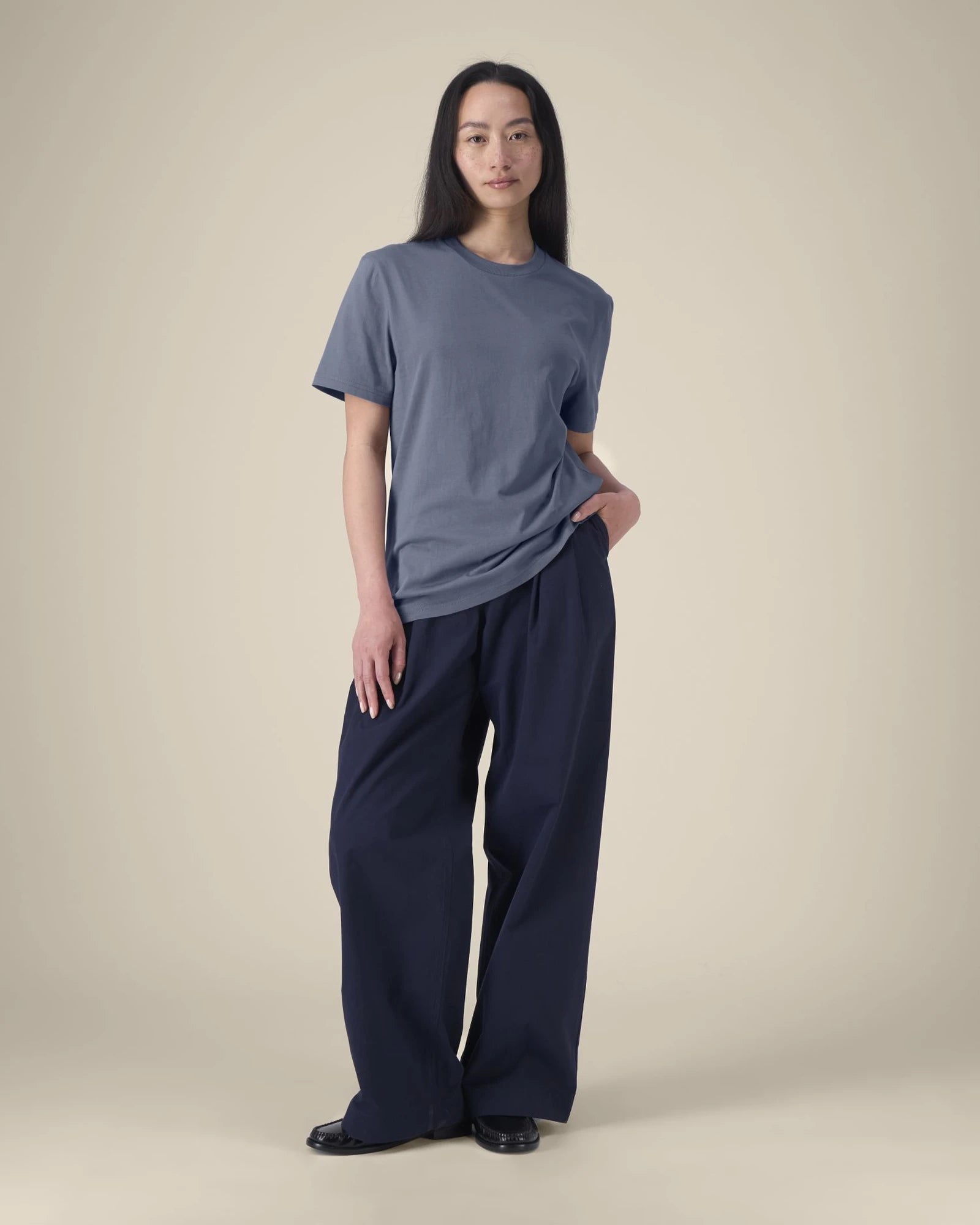 T-shirt coton bio Stanley/Stella Creator 2.0 à personnaliser - Blue Grey