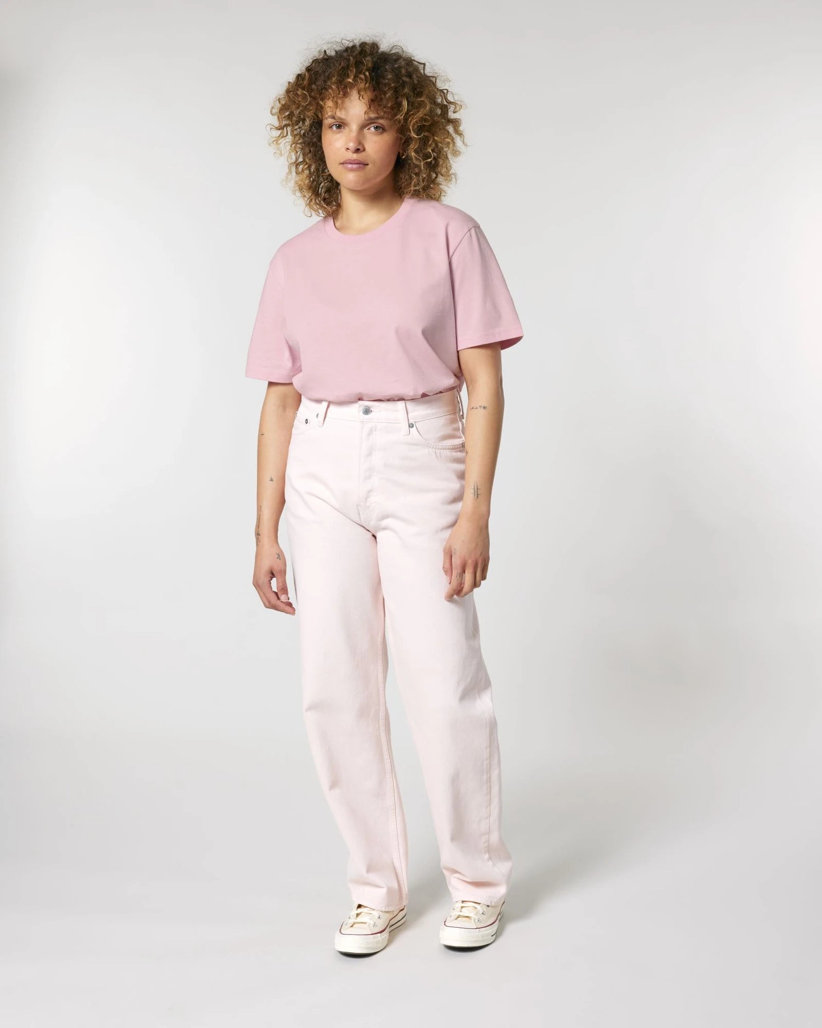 T-shirt coton bio Stanley/Stella Crafter à personnaliser - Cotton Pink
