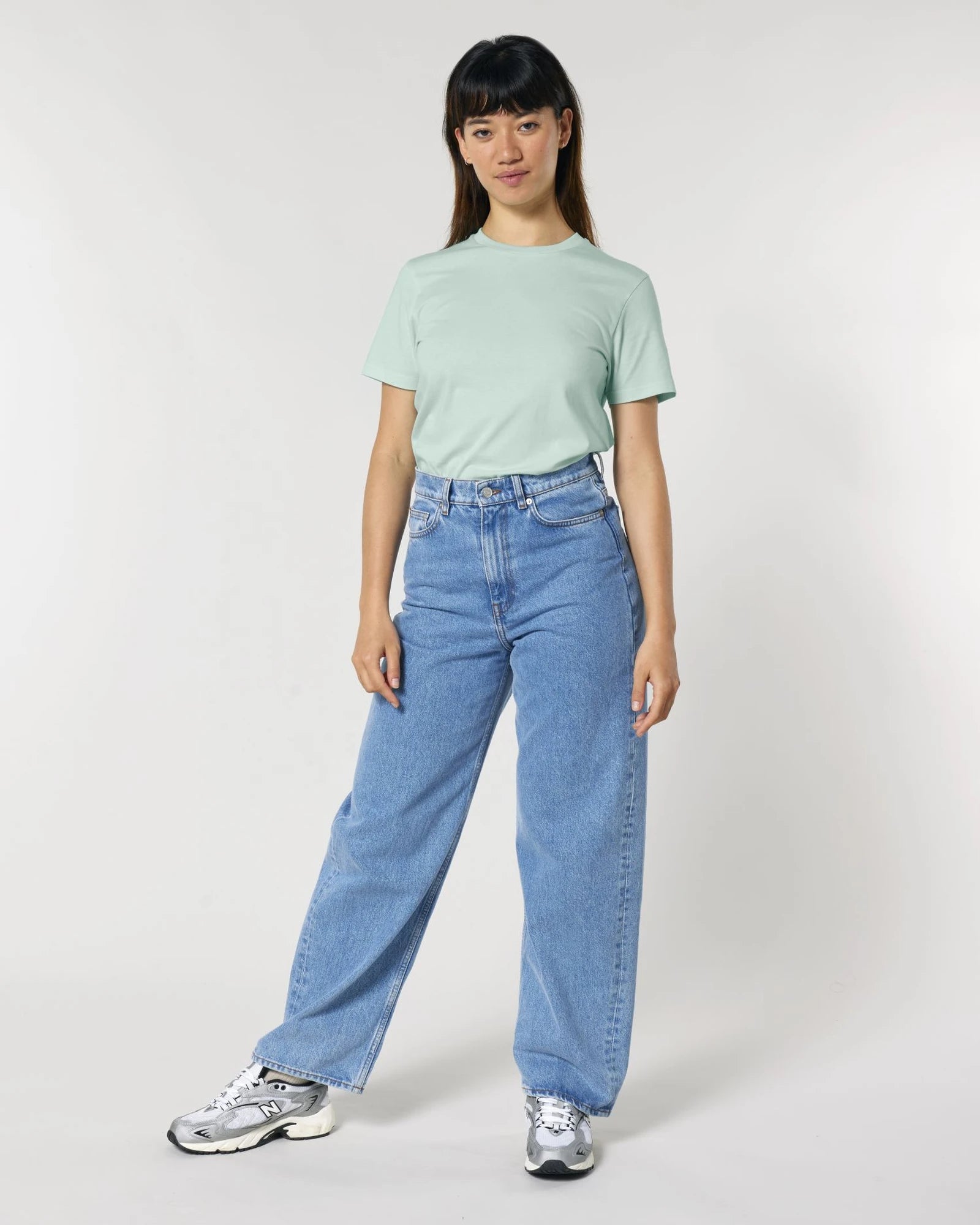 T-shirt coton bio Stanley/Stella Crafter à personnaliser - Caribbean Blue