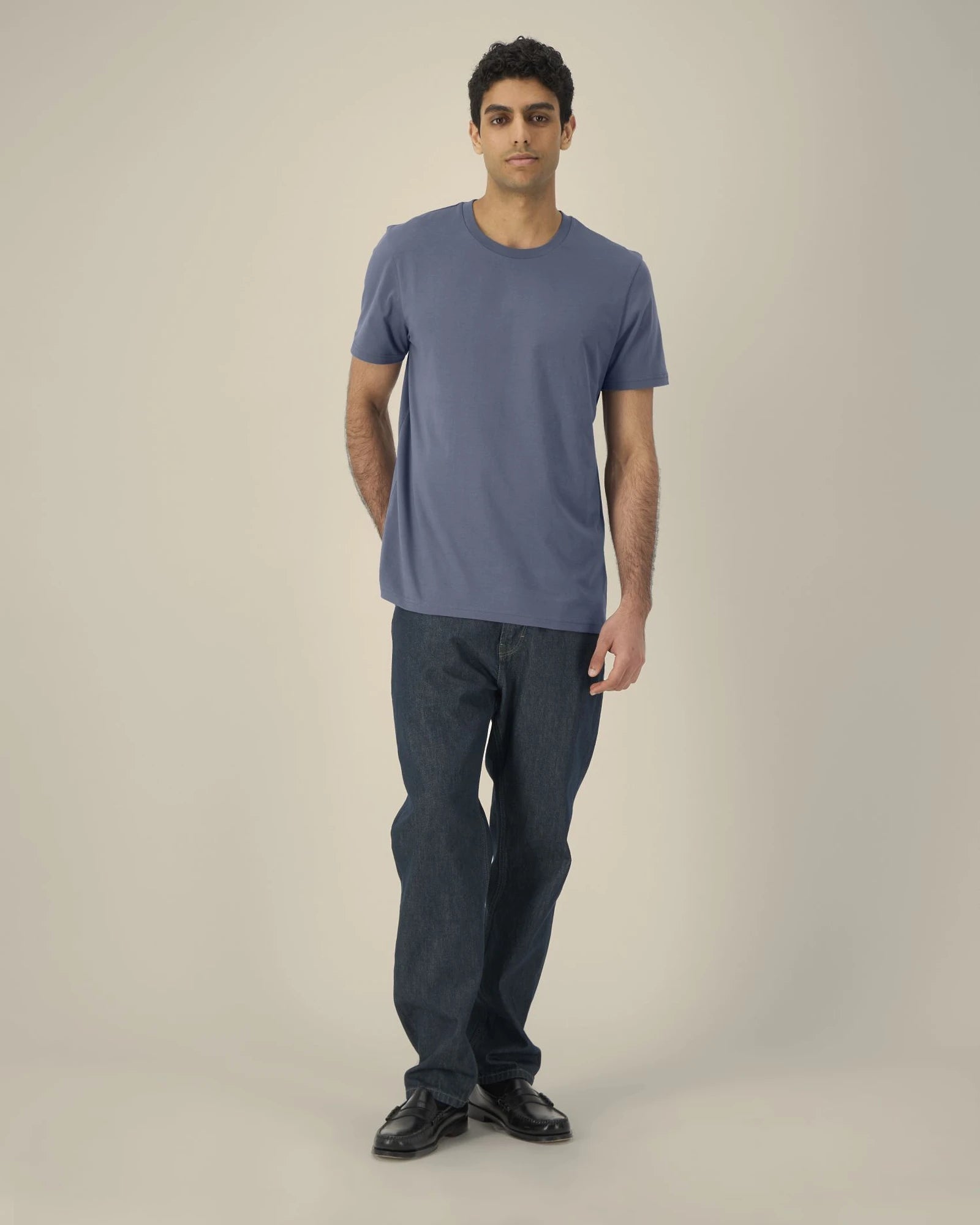 T-shirt coton bio Stanley/Stella Crafter à personnaliser - Blue Grey