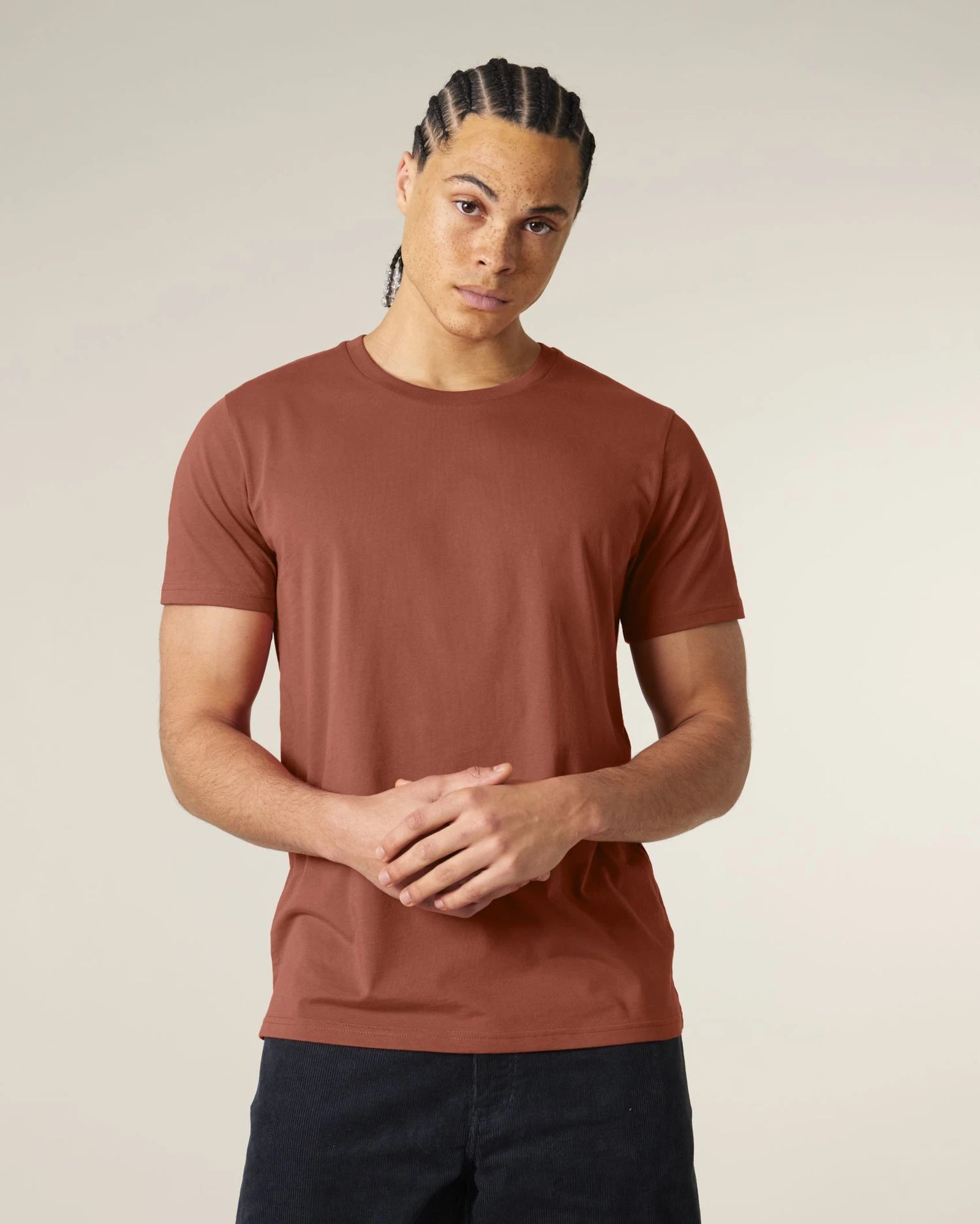 T-shirt coton bio Stanley/Stella Crafter à personnaliser - Heritage Brown