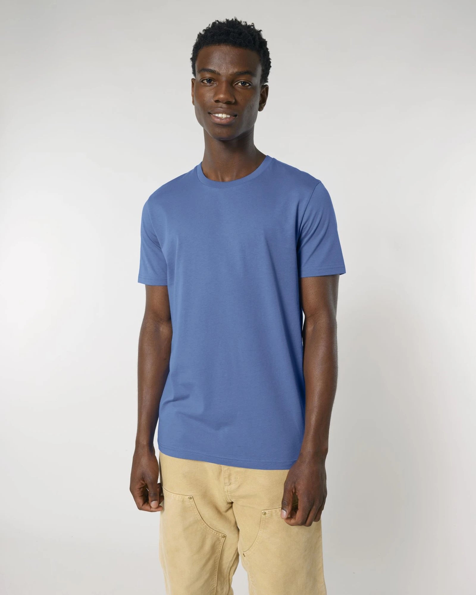 T-shirt coton bio Stanley/Stella Crafter à personnaliser - Bright Blue