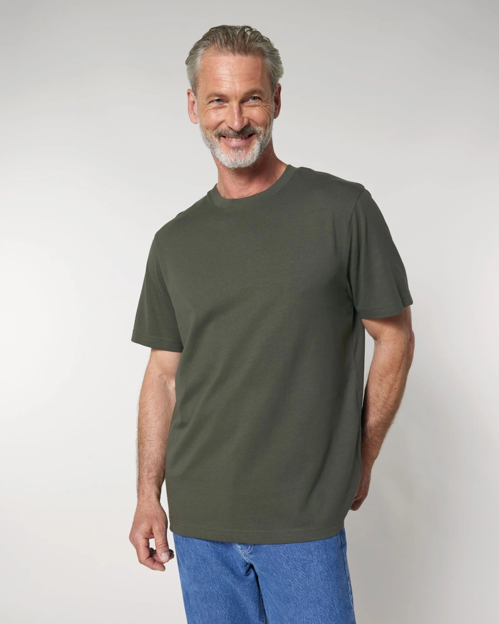 T-shirt coton bio Stanley/Stella Sparker 2.0 à personnaliser - Khaki