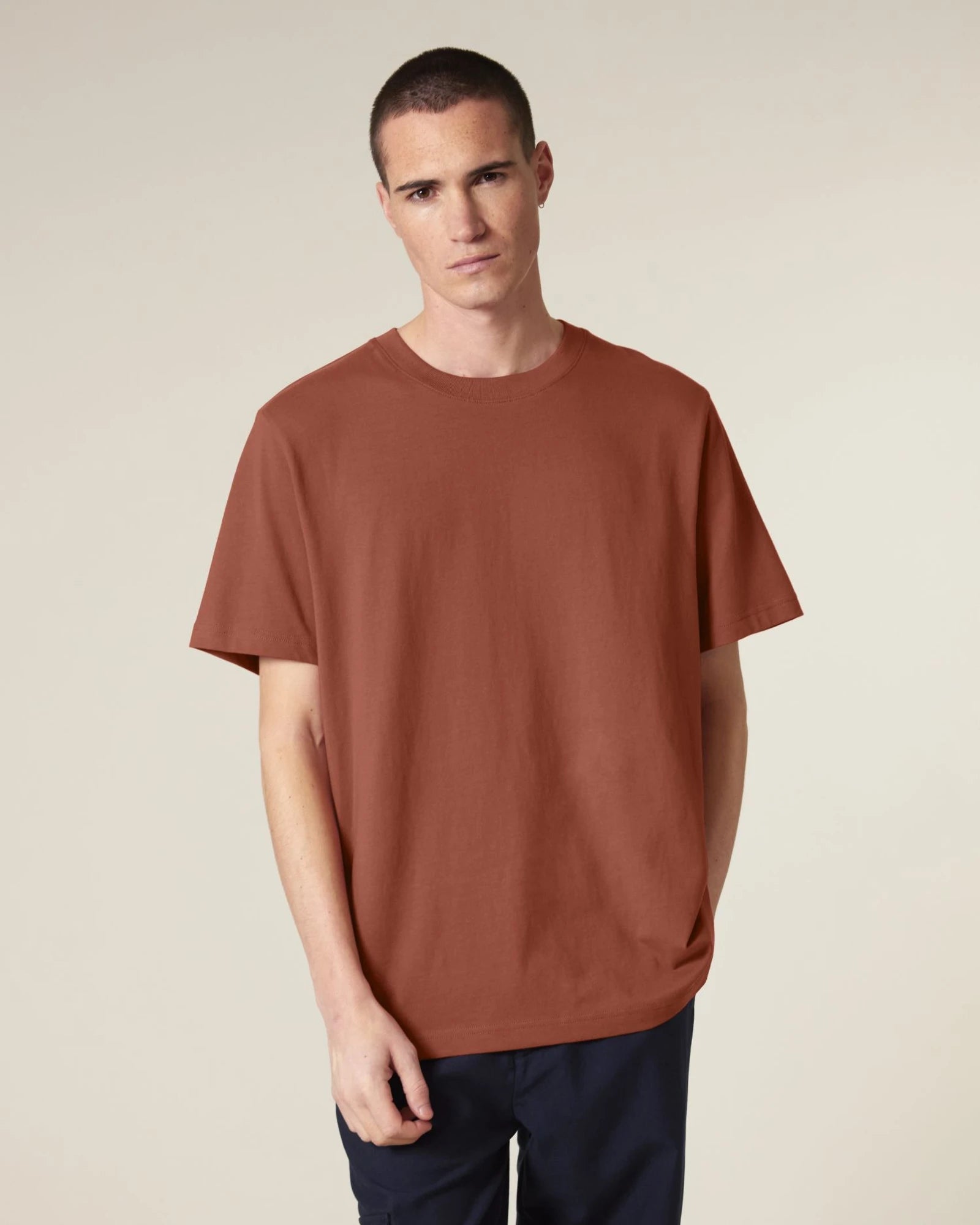 T-shirt coton bio Stanley/Stella Sparker 2.0 à personnaliser - Heritage Brown