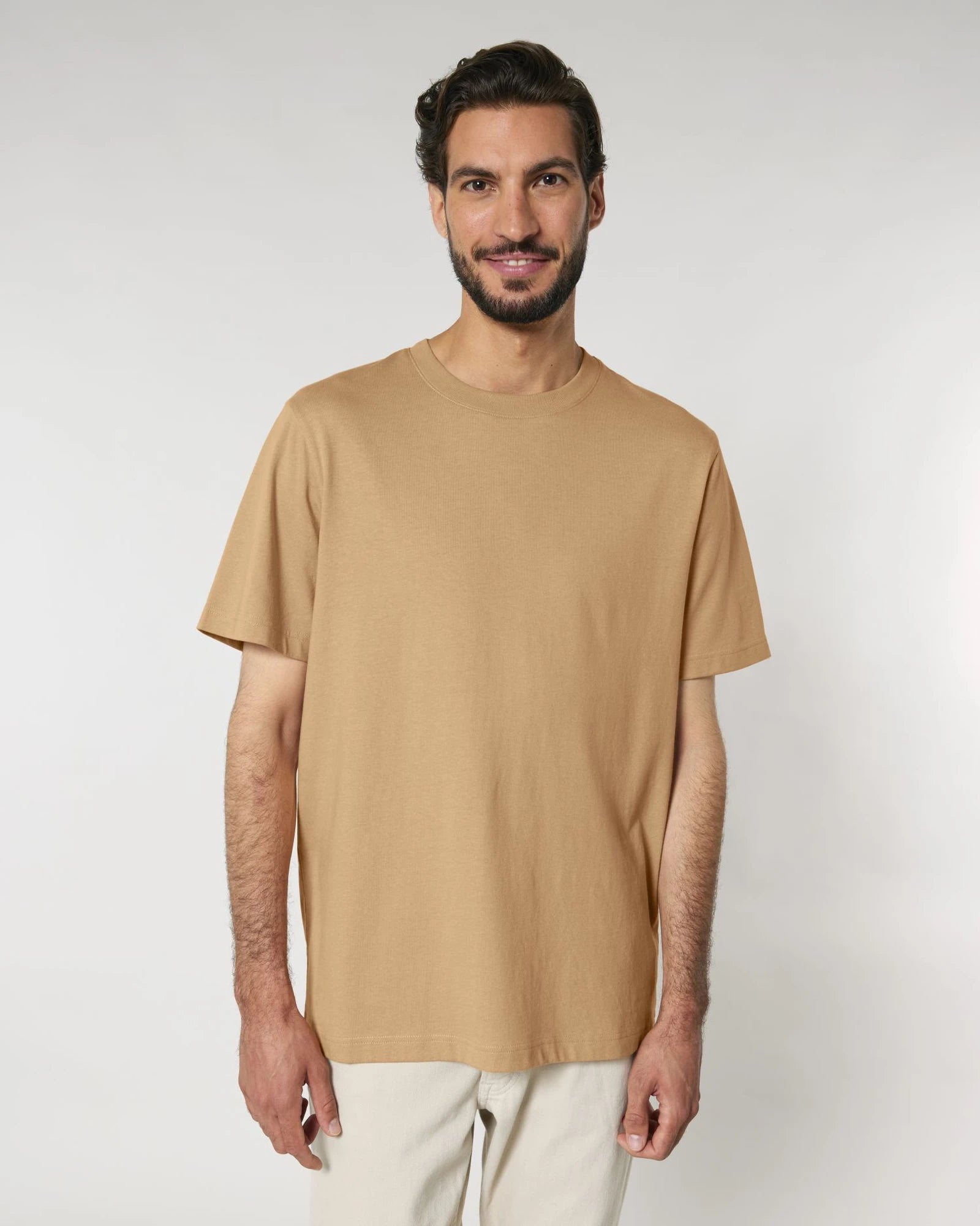 T-shirt coton bio Stanley/Stella Sparker 2.0 à personnaliser - Latte