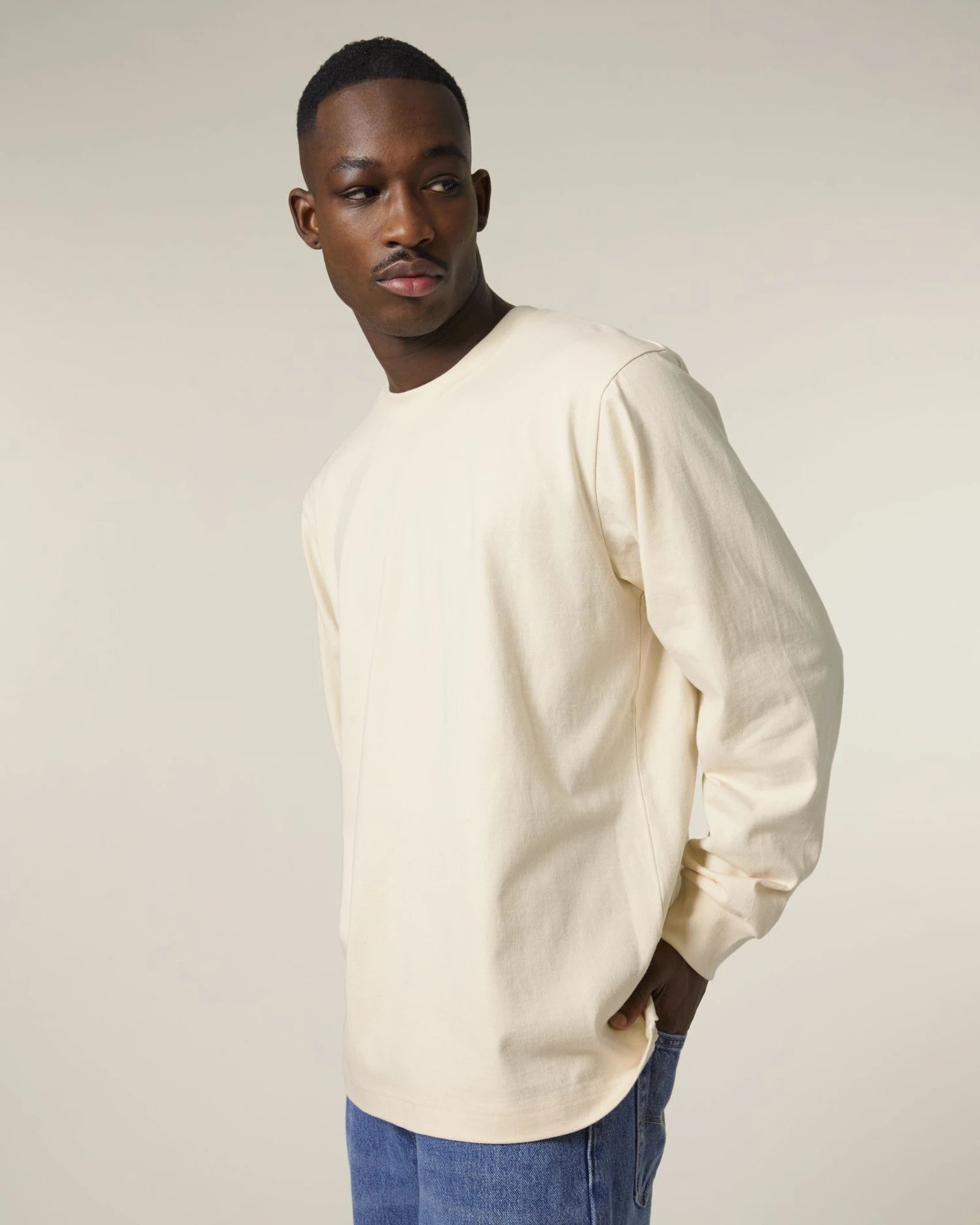 T-shirt unisexe épais coton bio Stanley/Stella Freestyler à personnaliser - Natural Raw