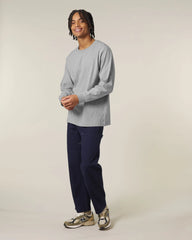 T-shirt unisexe épais coton bio Stanley/Stella Freestyler à personnaliser - Heather Grey