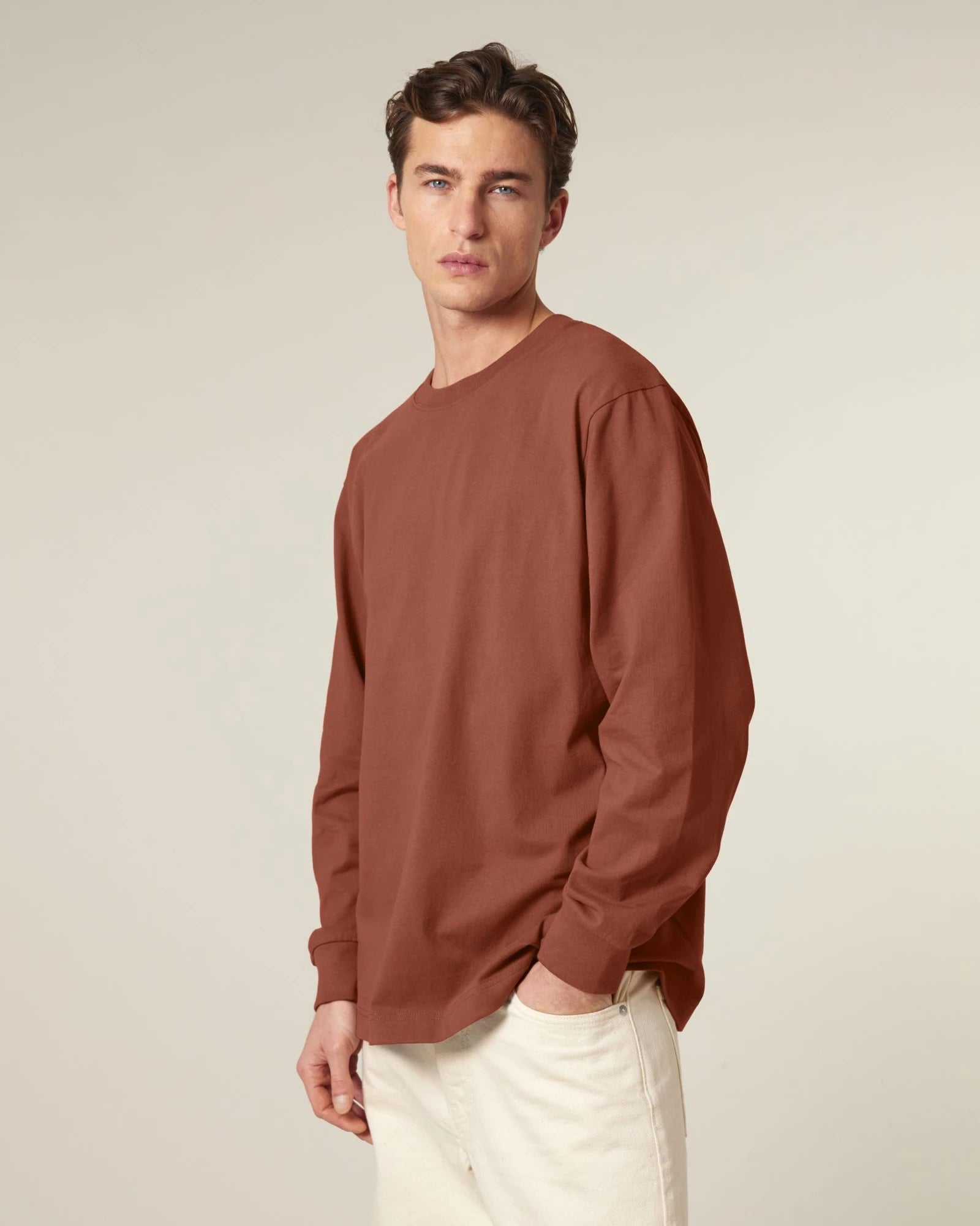 T-shirt unisexe épais coton bio Stanley/Stella Freestyler à personnaliser - Heritage Brown