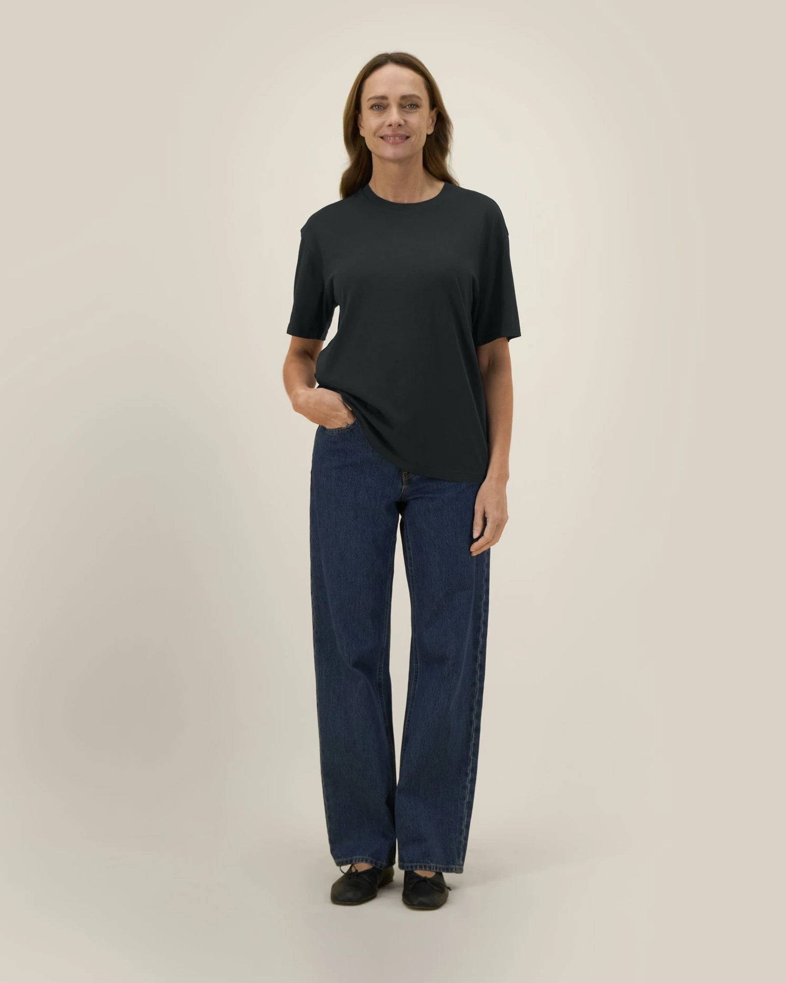 T-shirt coton bio Stanley/Stella Blaker à personnaliser - Black