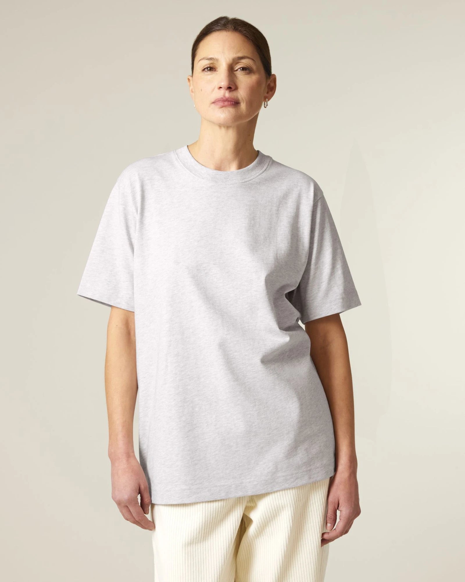 T-shirt coton bio Stanley/Stella Freestyler à personnaliser - Cool Heather Grey