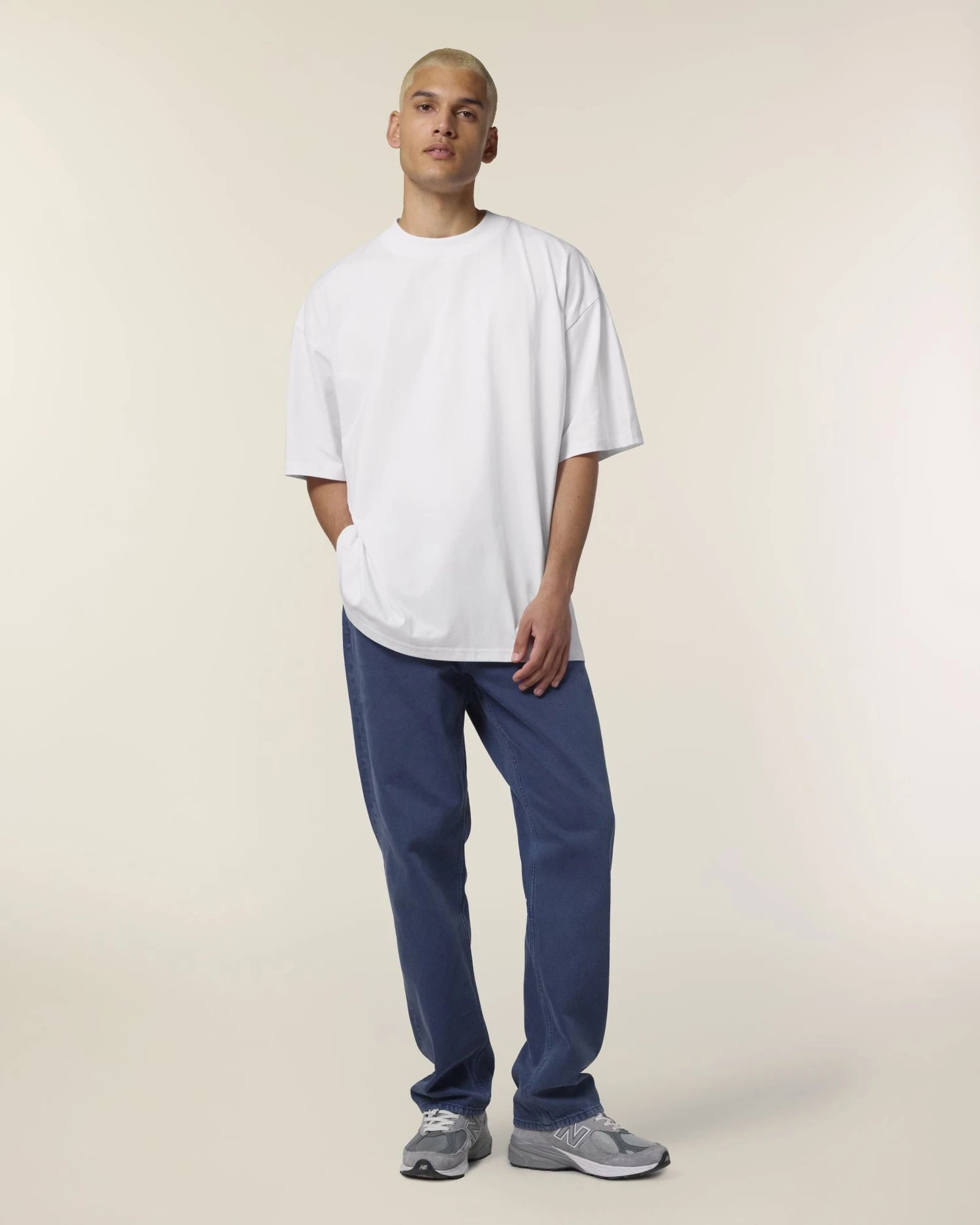 T-shirt coton bio Stanley/Stella Blaster 2.0 à personnaliser - White