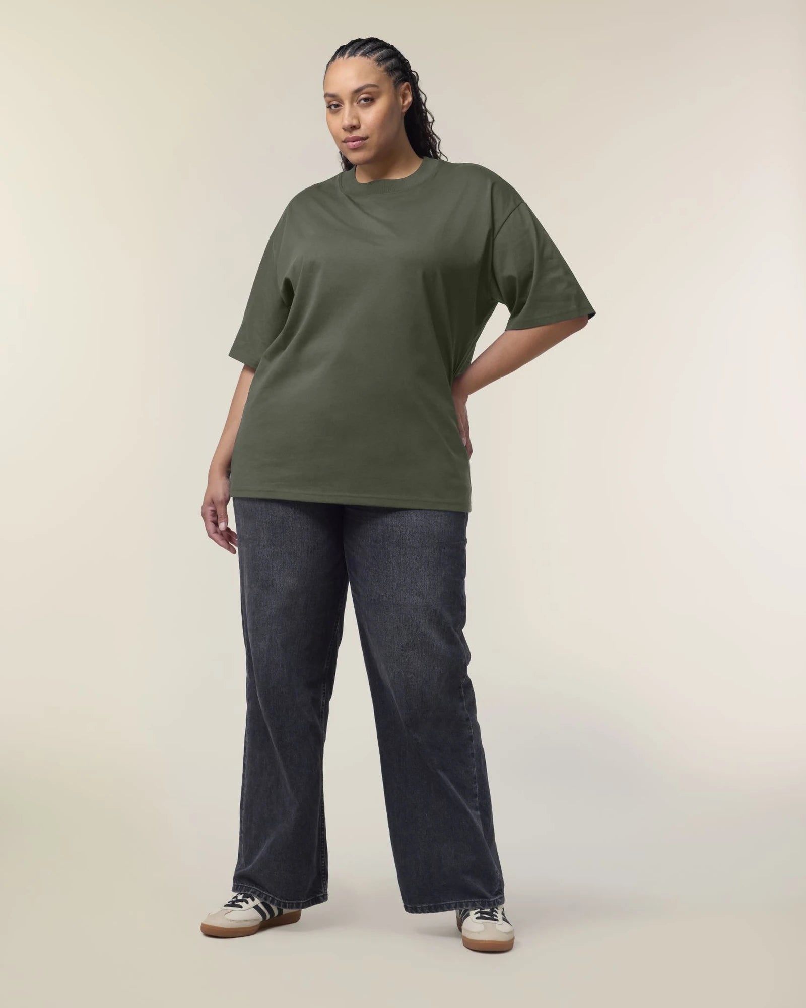 T-shirt coton bio Stanley/Stella Blaster 2.0 à personnaliser - Khaki