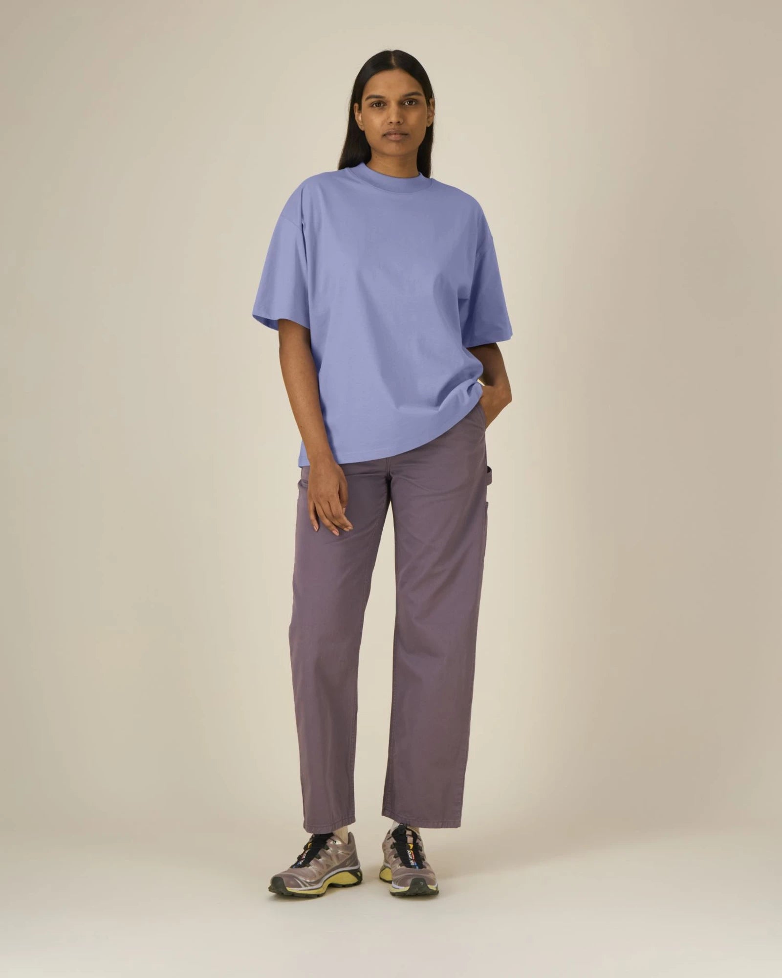 T-shirt coton bio Stanley/Stella Blaster 2.0 à personnaliser - Violet