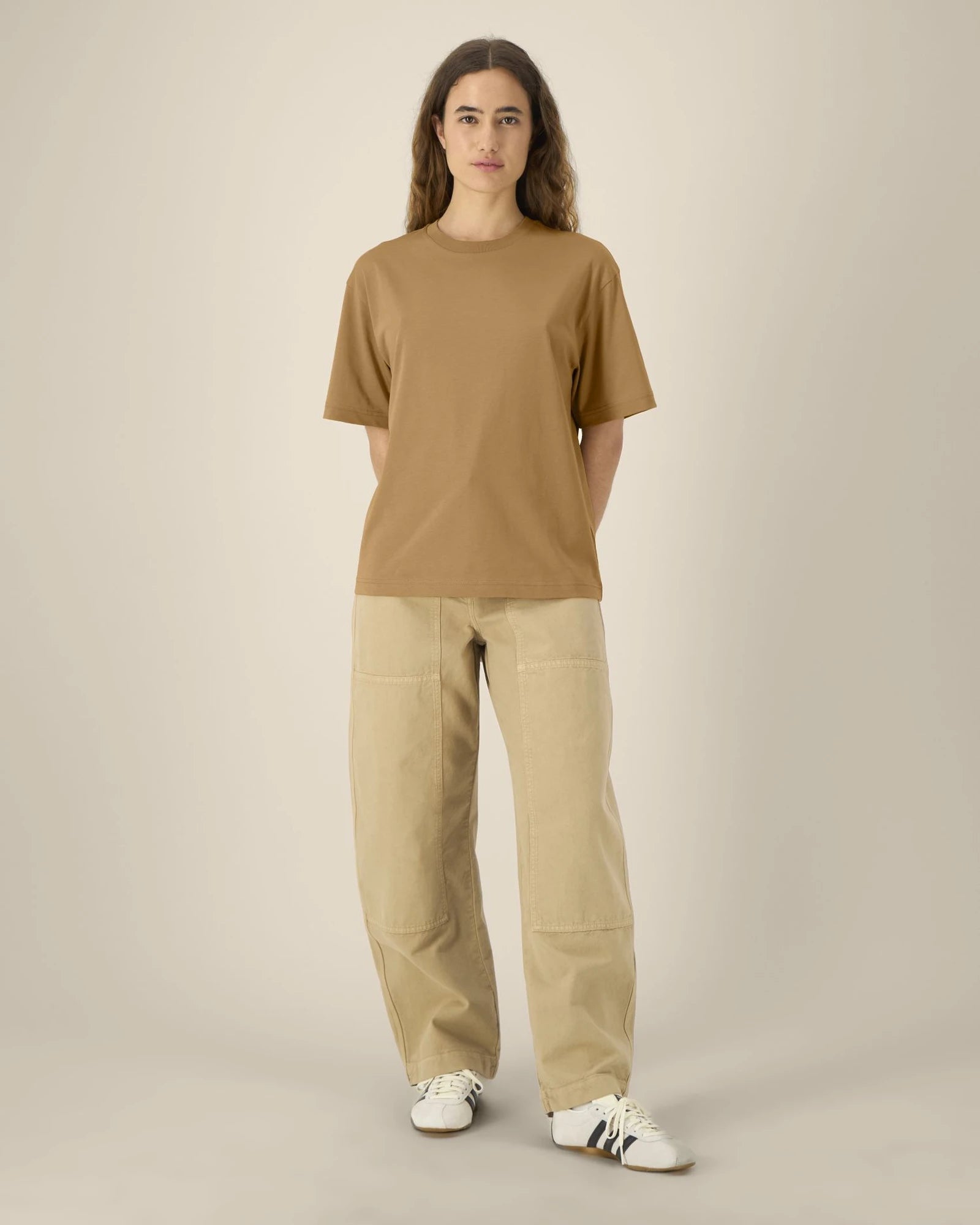 T-shirt coton bio Stanley/Stella Breezer à personnaliser - Grounded Beige
