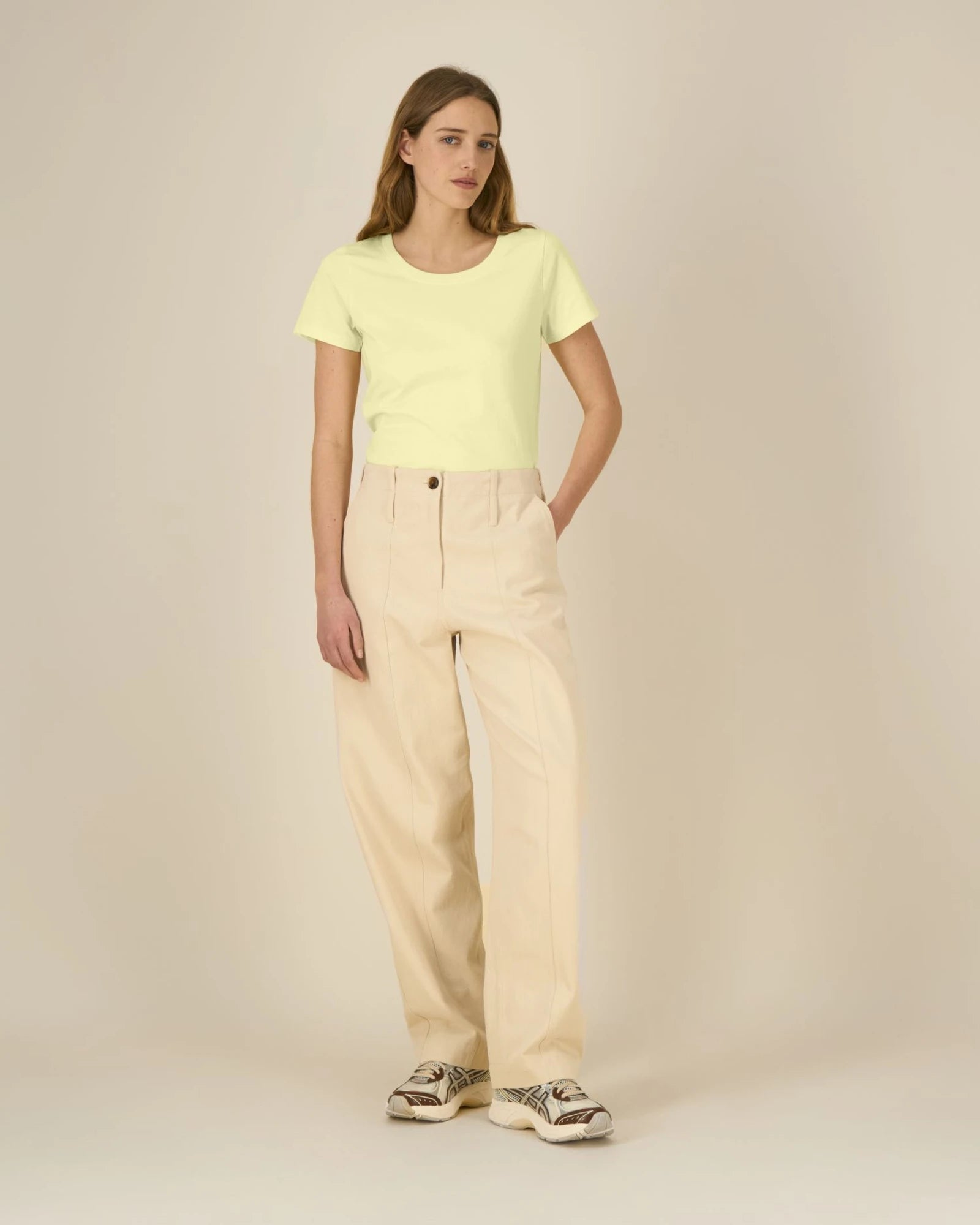 T-shirt femme coton bio Stanley/Stella Expresser 2.0 à personnaliser - Lemon Sorbet