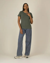 T-shirt femme coton bio Stanley/Stella Expresser 2.0 à personnaliser - Khaki