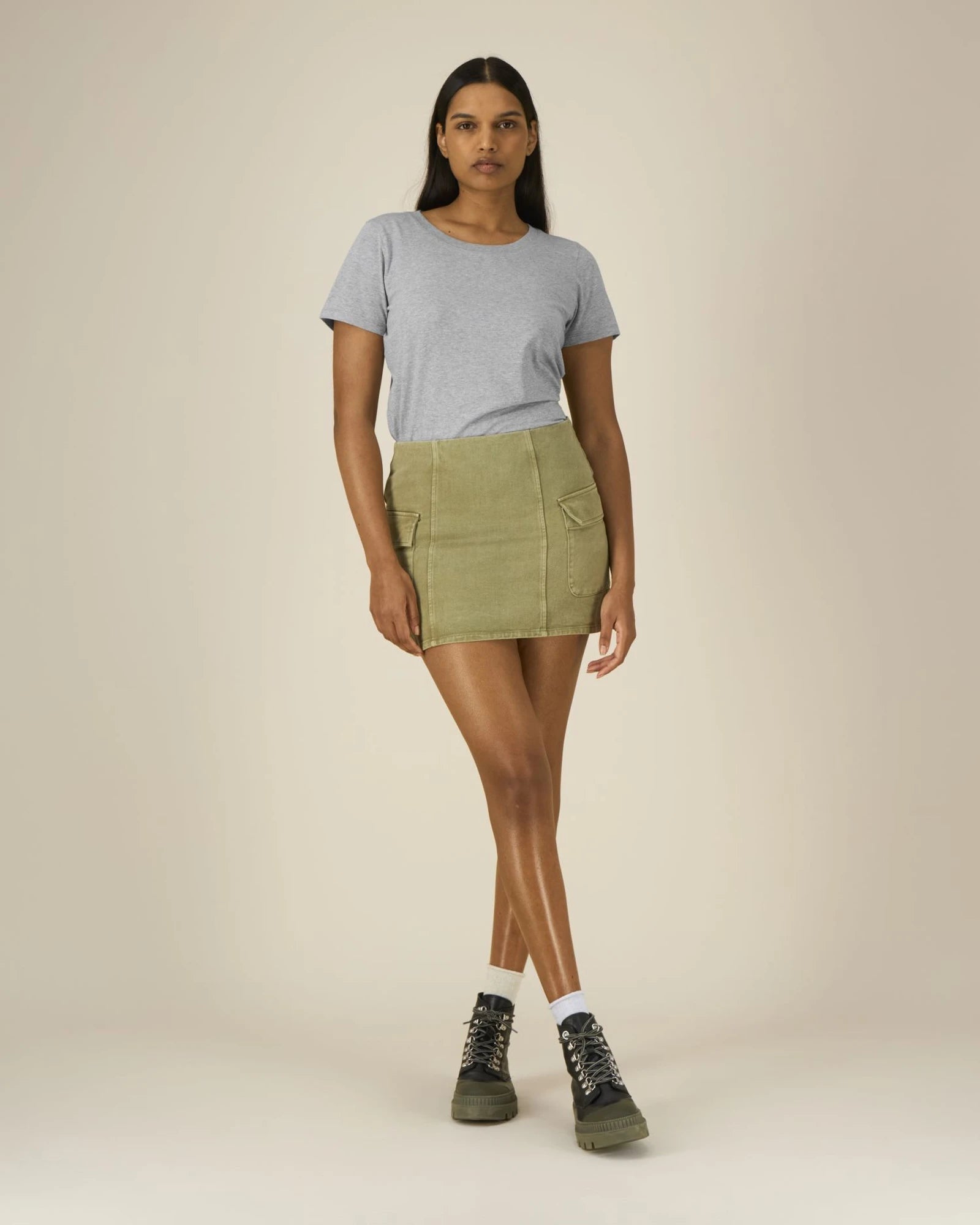 T-shirt femme coton bio Stanley/Stella Expresser 2.0 à personnaliser - Heather Grey