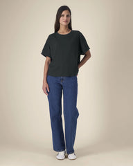 T-shirt femme oversized coton bio Stanley/Stella à personnaliser - Black