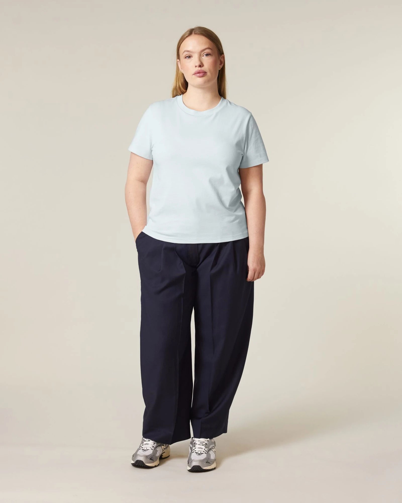 T-shirt femme coton bio Stanley/Stella Muser à personnaliser - Blue Ice