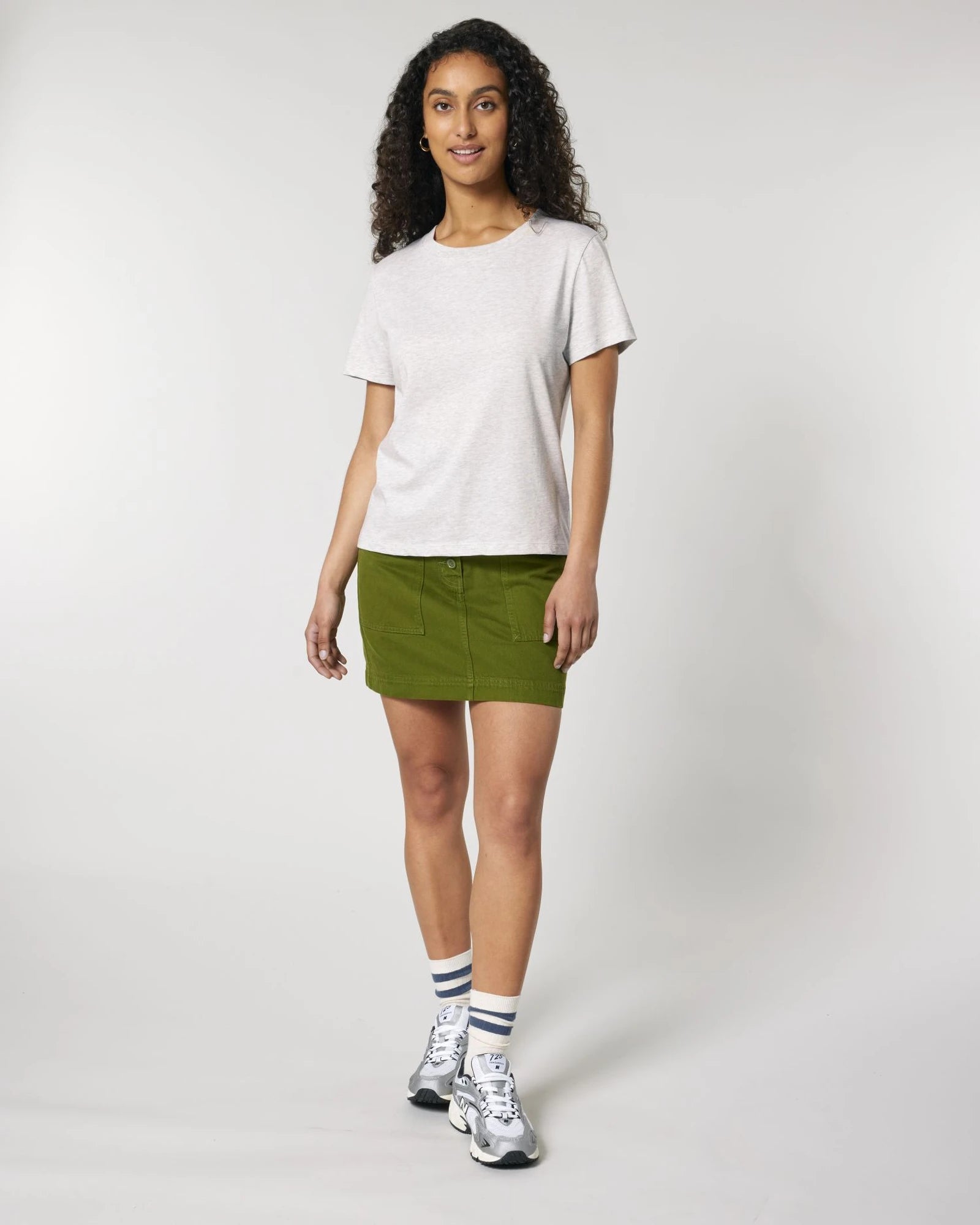 T-shirt femme coton bio Stanley/Stella Muser à personnaliser - Cool Heather Grey