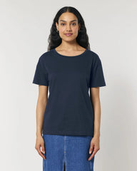T-shirt coton bio Stanley/Stella Serena à personnaliser - French Navy