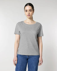 T-shirt coton bio Stanley/Stella Serena à personnaliser - Heather Grey