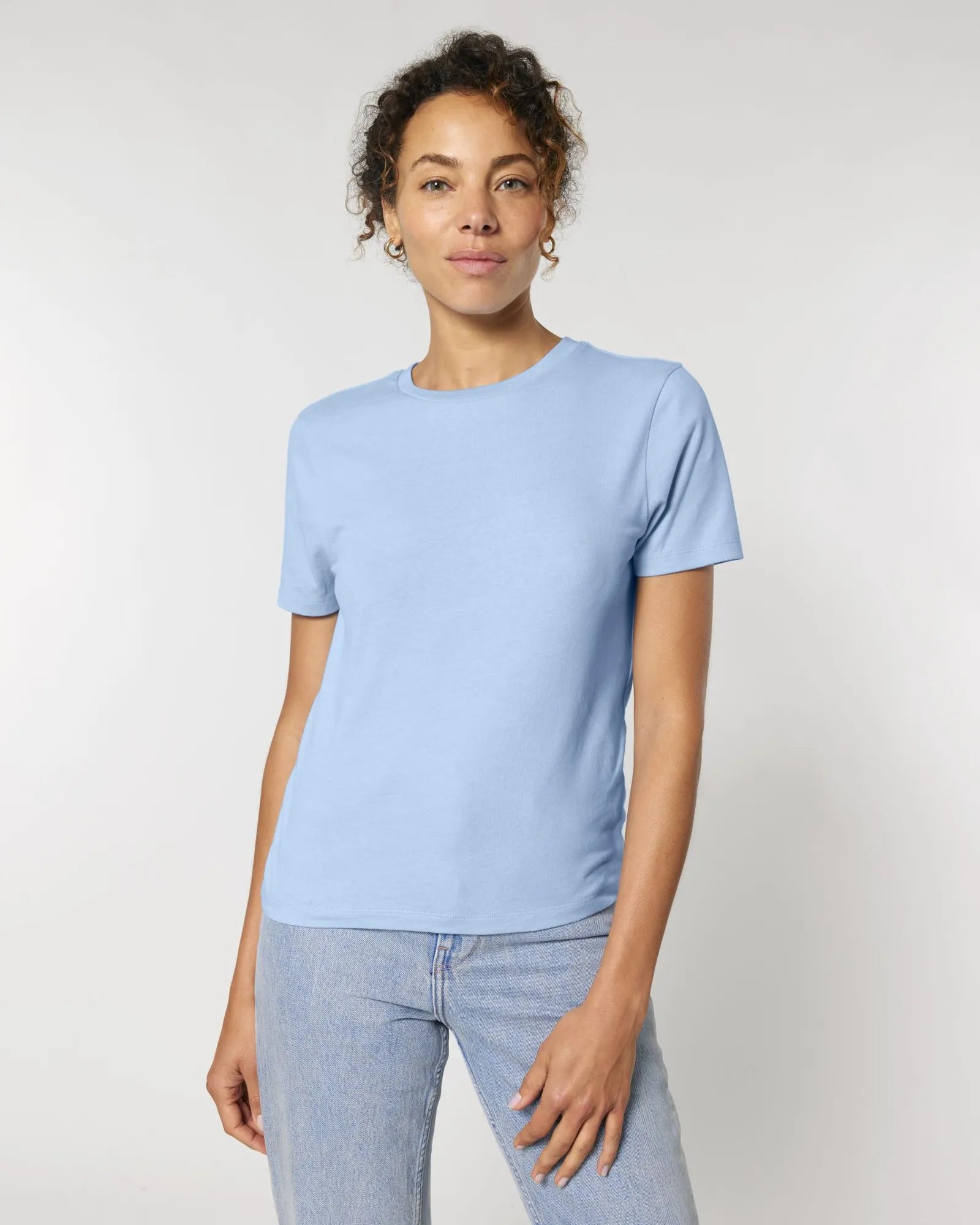 T-shirt femme coton bio Stanley/Stella Stella Ella à personnaliser - Blue Soul