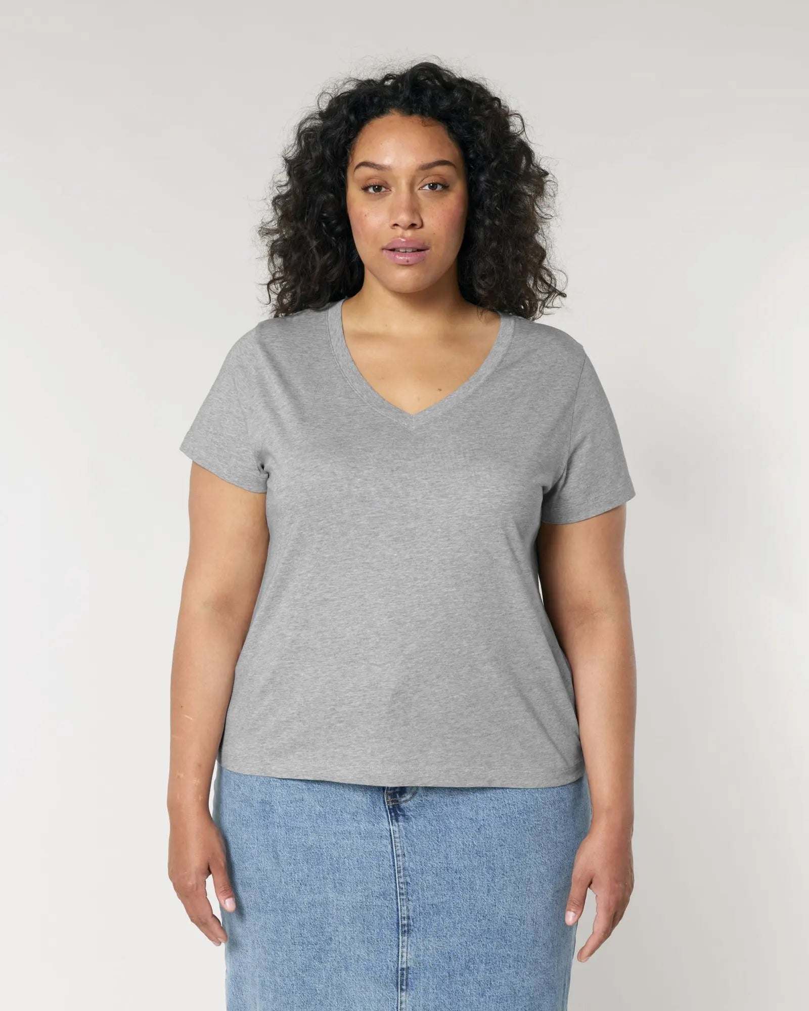 T-shirt femme col V coton bio Stanley/Stella Isla à personnaliser - 3