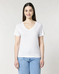 T-shirt femme col V coton bio Stanley/Stella Isla à personnaliser - 2