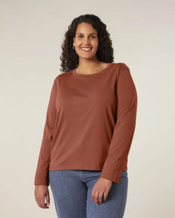 T-shirt femme coton bio Stanley/Stella Muser à personnaliser - Heritage Brown