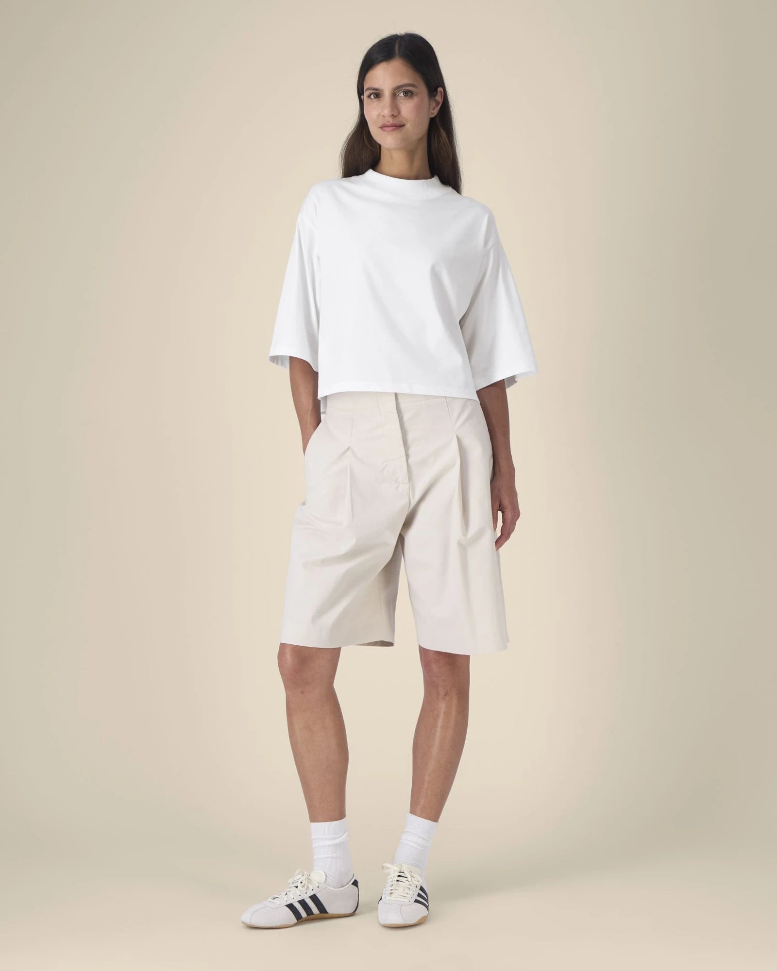 T-shirt coton recyclé Stanley/Stella Raya à personnaliser - White