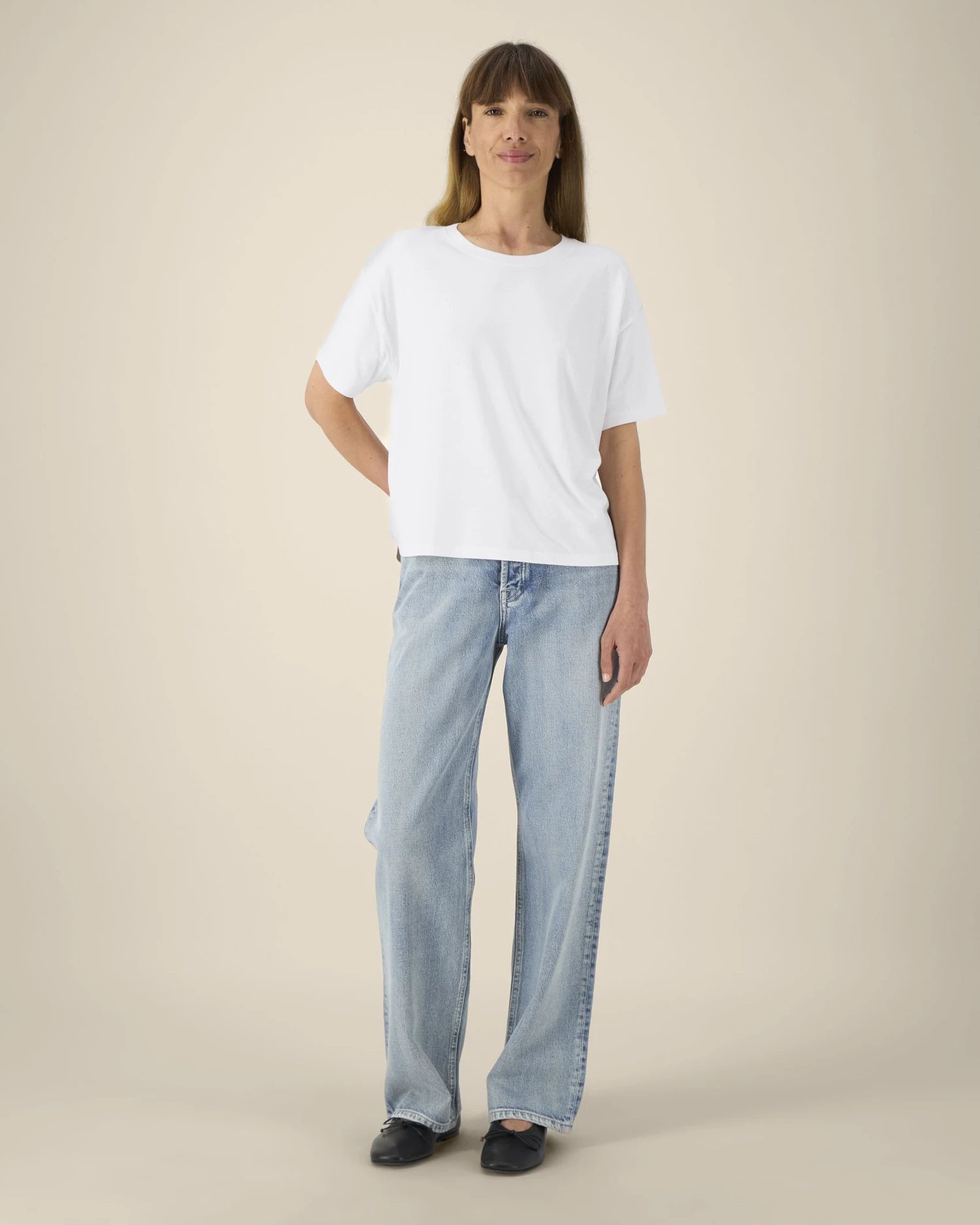 T-shirt coton bio Stanley/Stella Etta à personnaliser - White