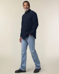 Chemise homme coton bio Stanley/Stella Oxford à personnaliser - French Navy