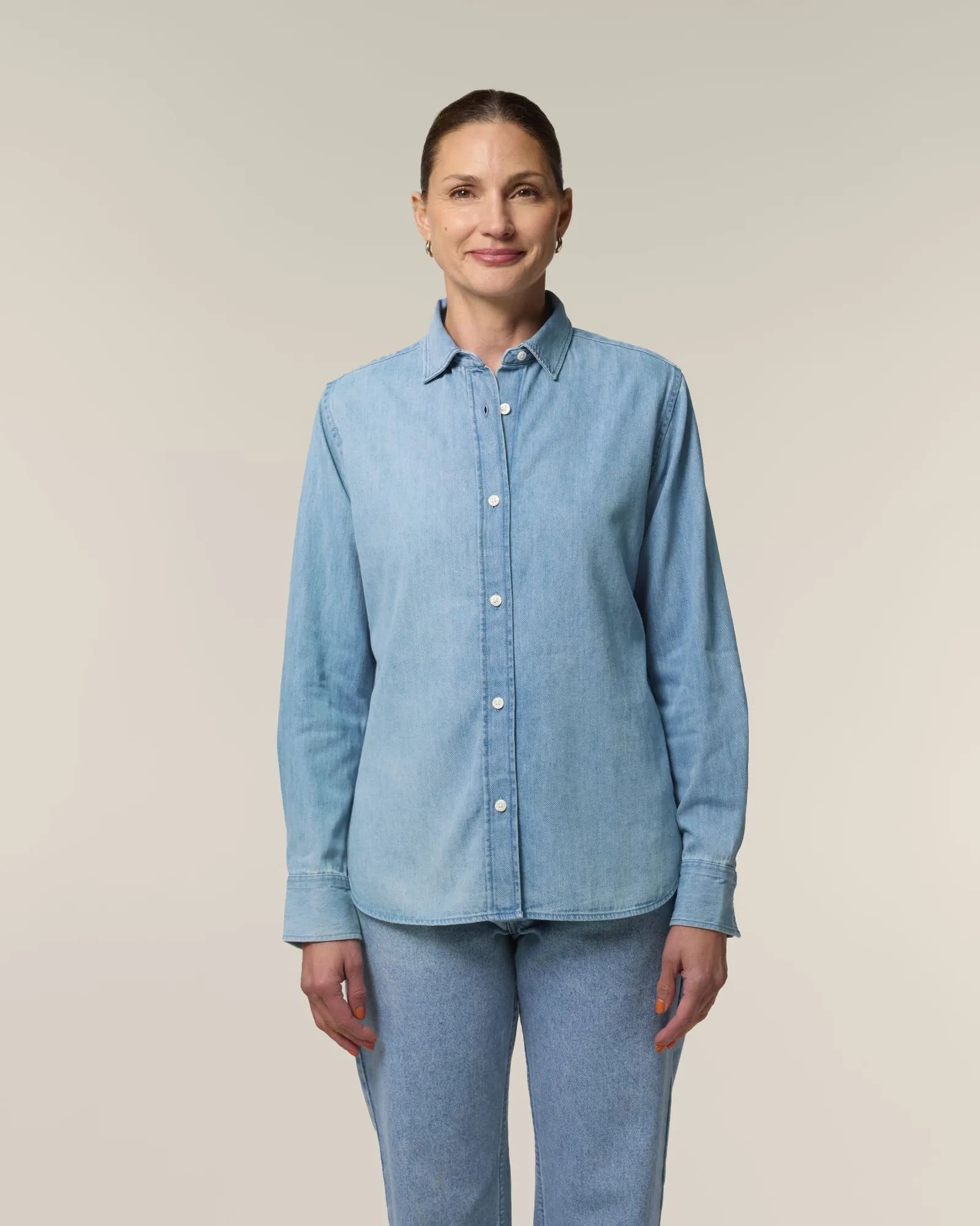 Chemise femme denim coton bio Stanley/Stella à personnaliser - 2