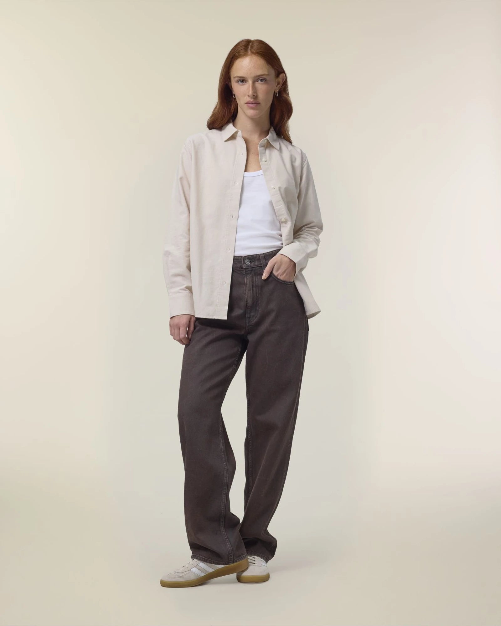 Chemise femme coton bio Stanley/Stella Oxford à personnaliser - 10