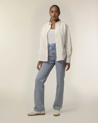 Chemise femme coton bio Stanley/Stella Styler à personnaliser - Cream