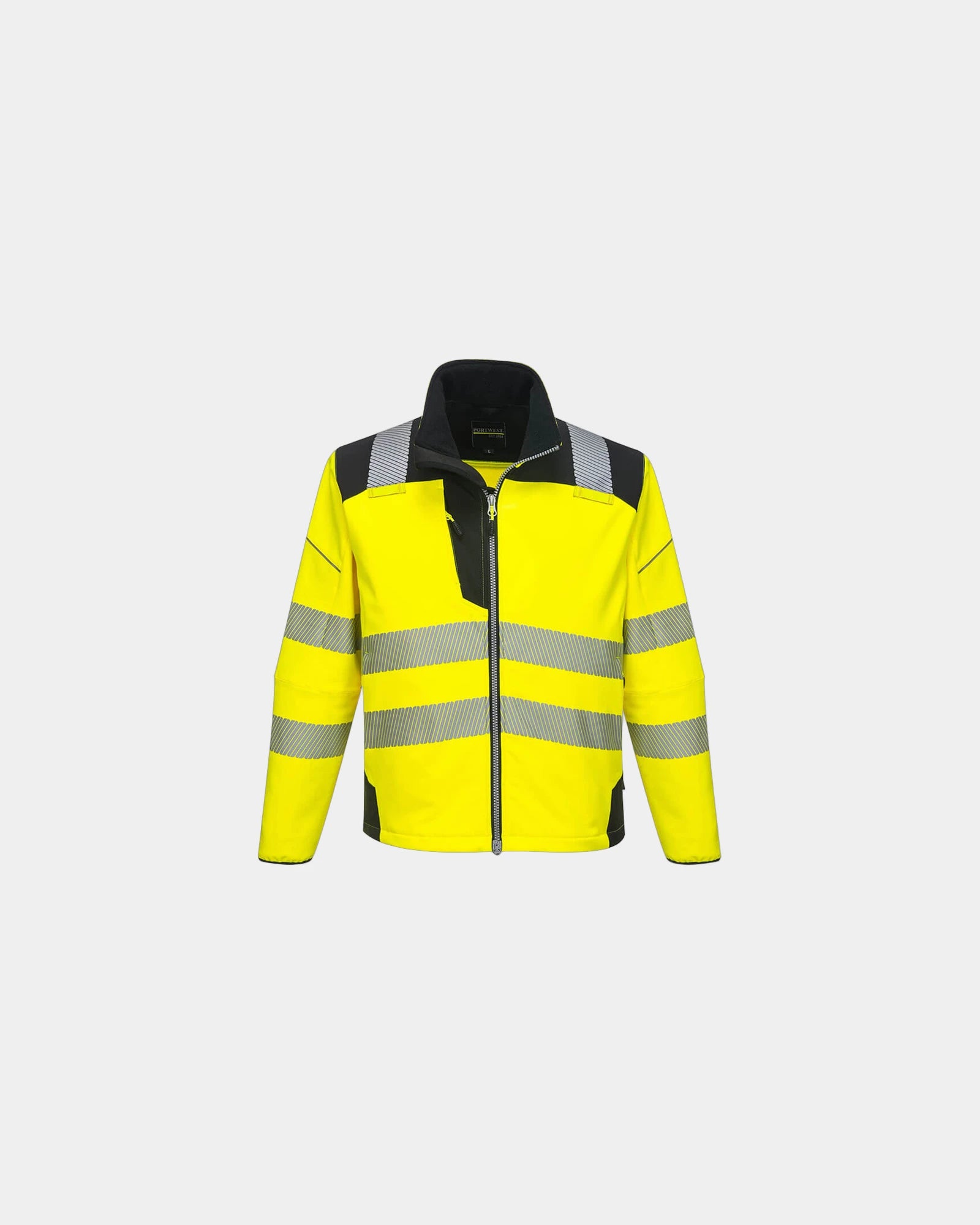 Softshell Haute-Visibilité PW3 à personnaliser - Jaune-Noir