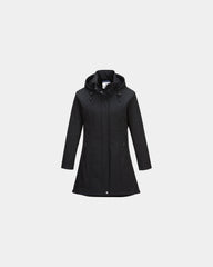 Casaco softshell feminino impermeável para personalizar - Preto-Azul Céu