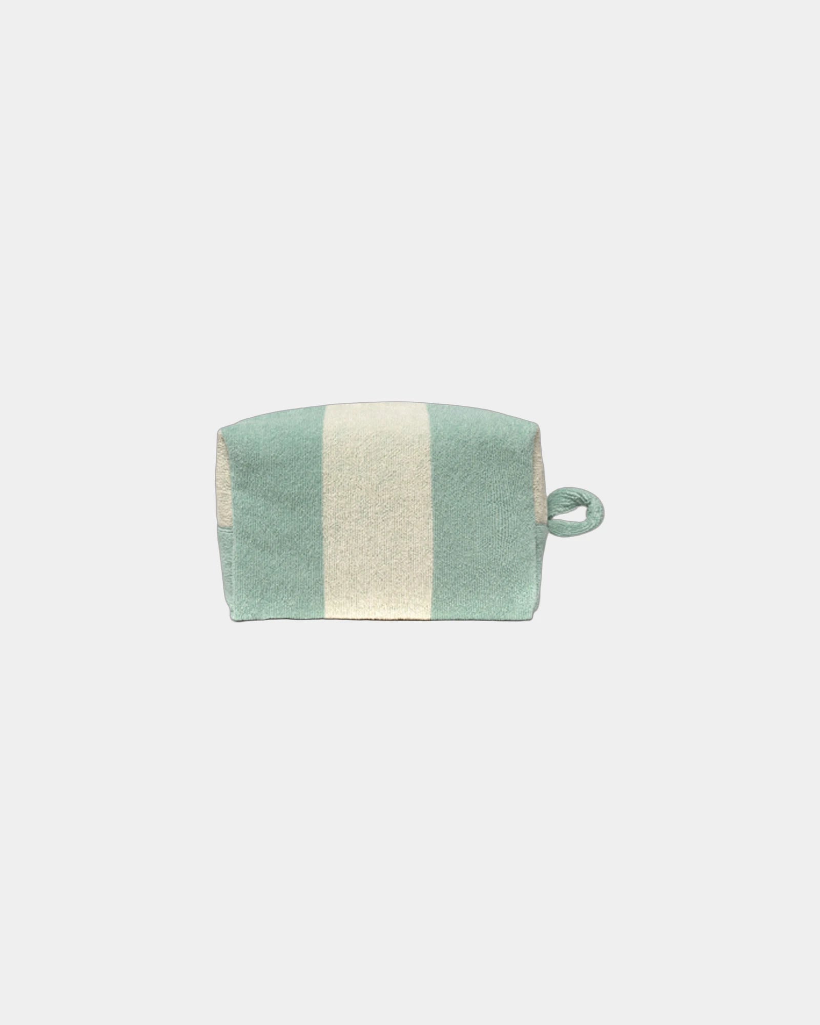 Trousse de toilette éponge La Serviette Paris à personnaliser - Vert D'Eau / Crème
