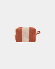 Trousse de toilette éponge La Serviette Paris à personnaliser - Rouille / Crème