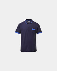 Polo Texo Contrast à personnaliser - Bleu Marine