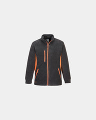 Blouson polaire bicolore à personnaliser - Gris