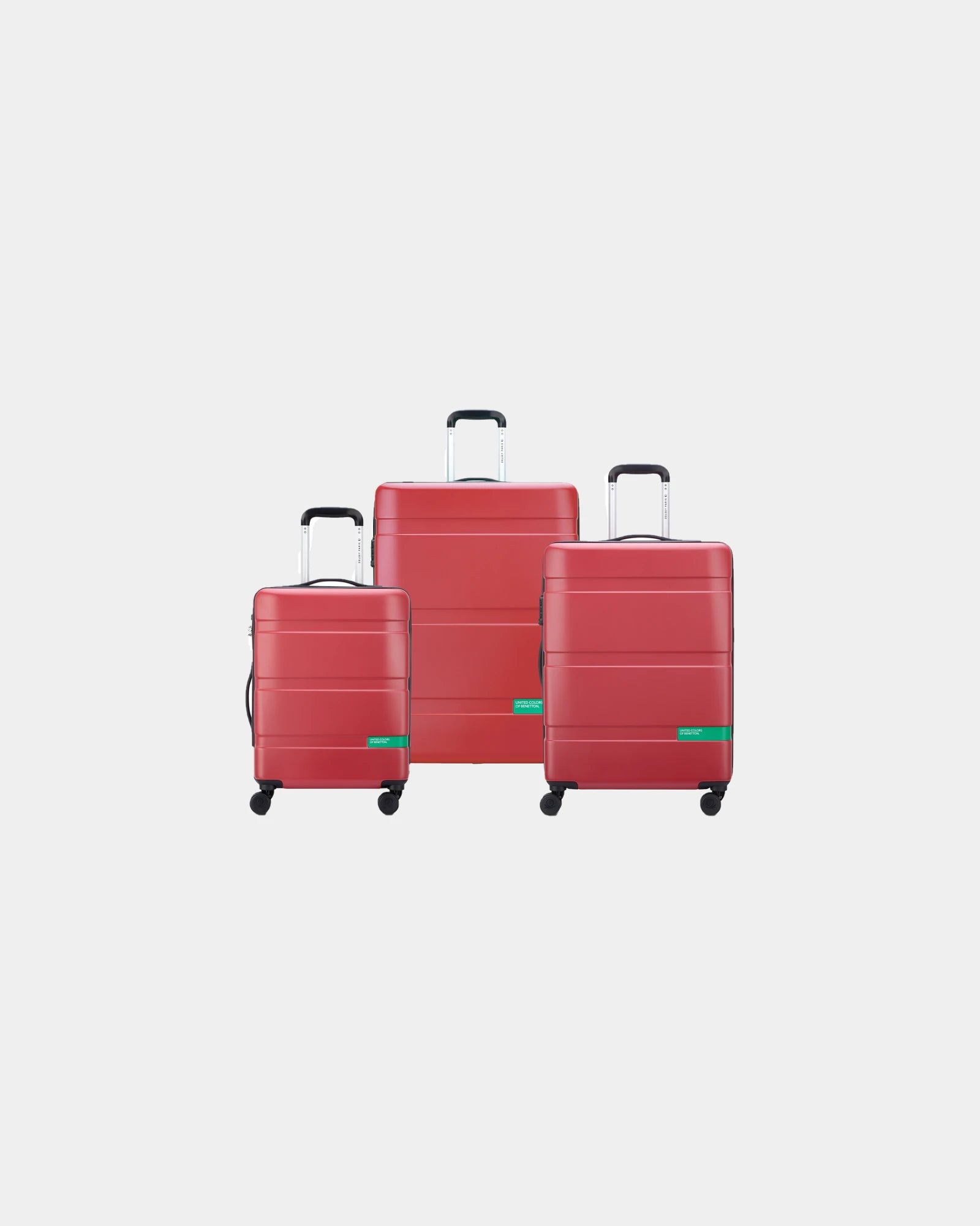 Set de 3 valises ABS NOW HARDSIDE à personnaliser - Rouge