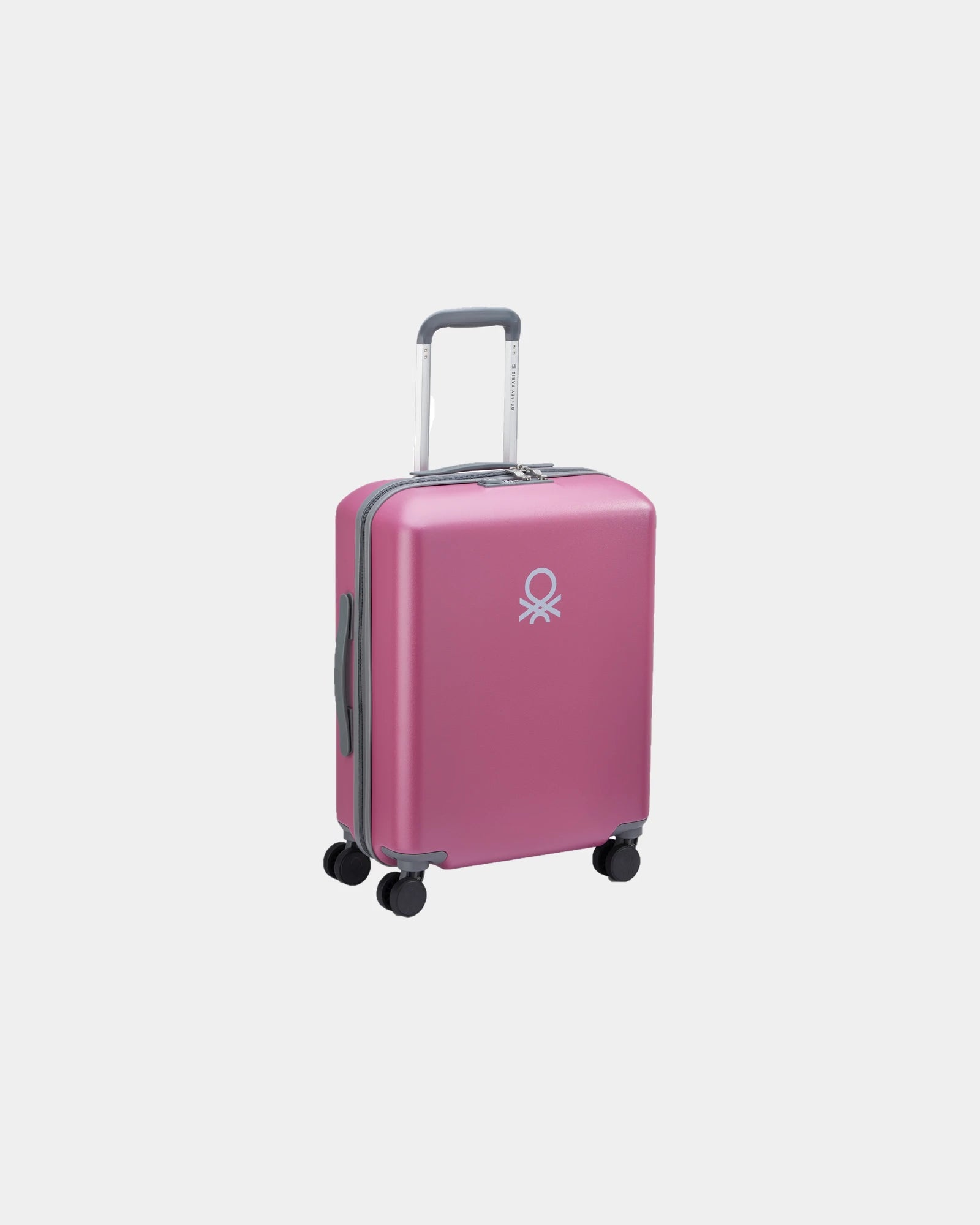 Valise cabine ABS 55 cm à personnaliser - Rose