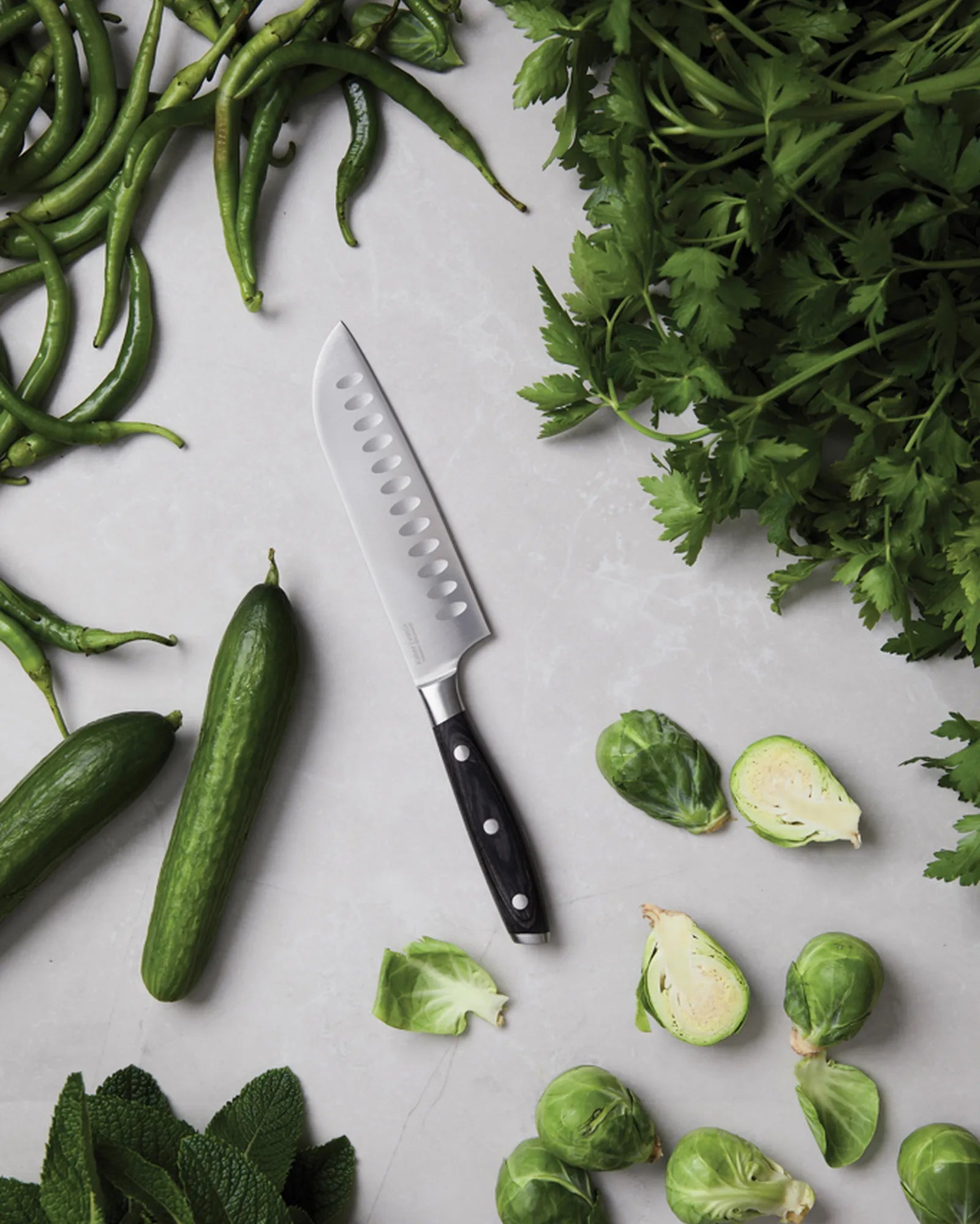 Couteau Santoku acier Vinga Kaiser 14 cm à personnaliser - 5