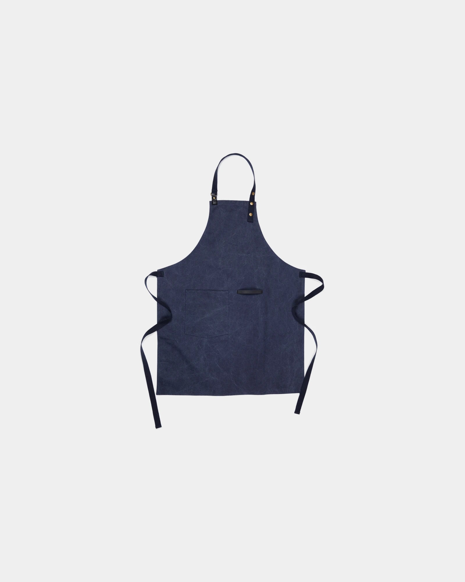 Tablier en toile recyclée Vinga Tome à personnaliser - Bleu Marine