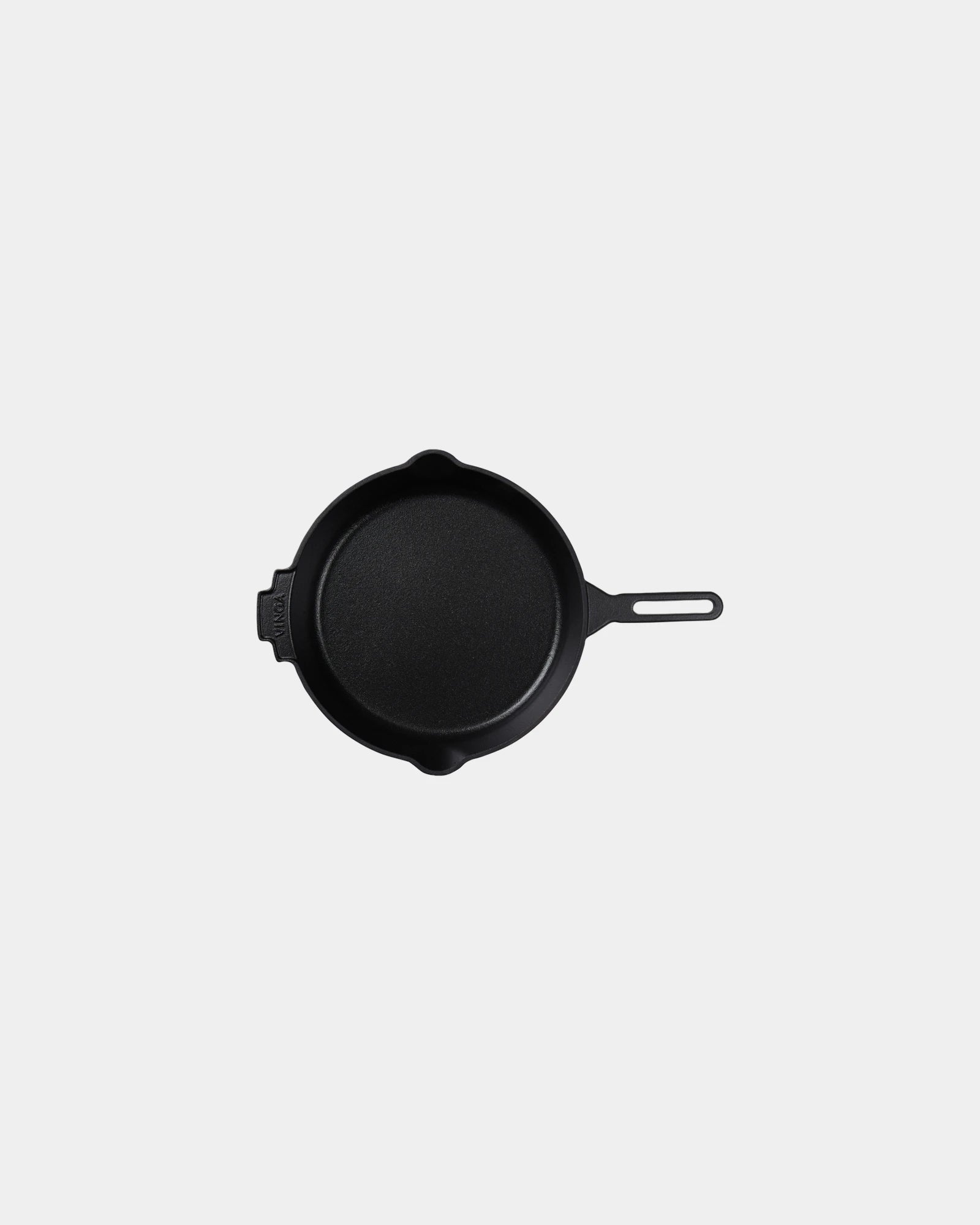 Poêlon fonte émaillée Vinga Monte Ardoise 27 cm à personnaliser - Noir