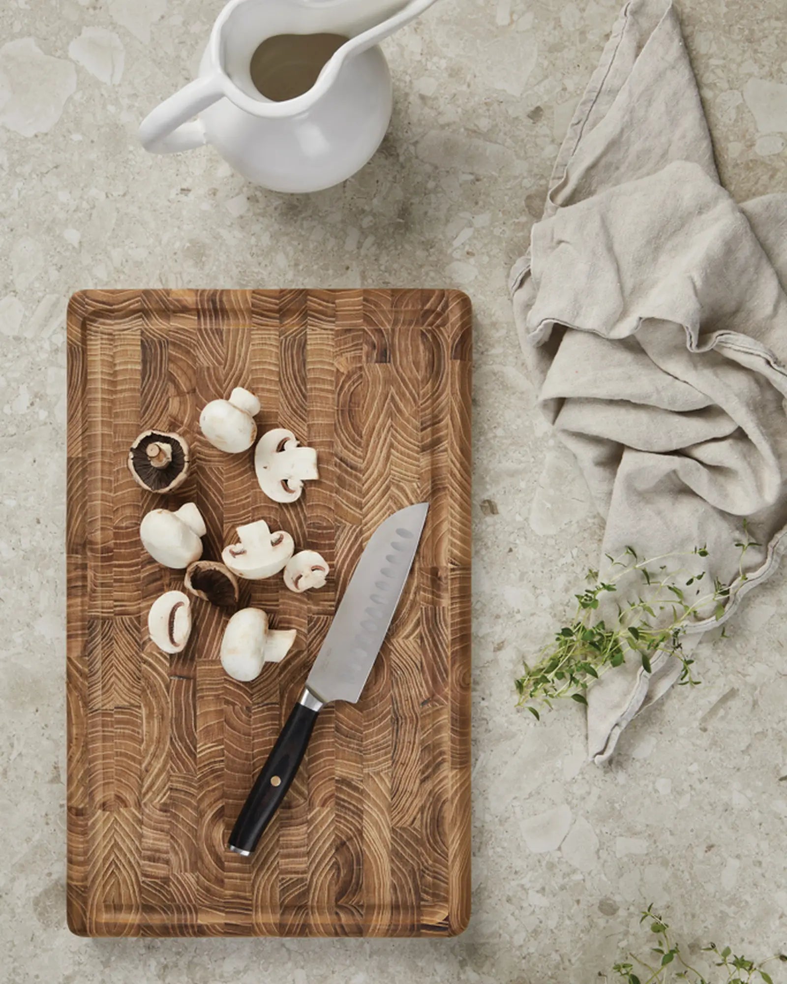 Couteau Santoku acier recyclé Vinga Tara à personnaliser - 3